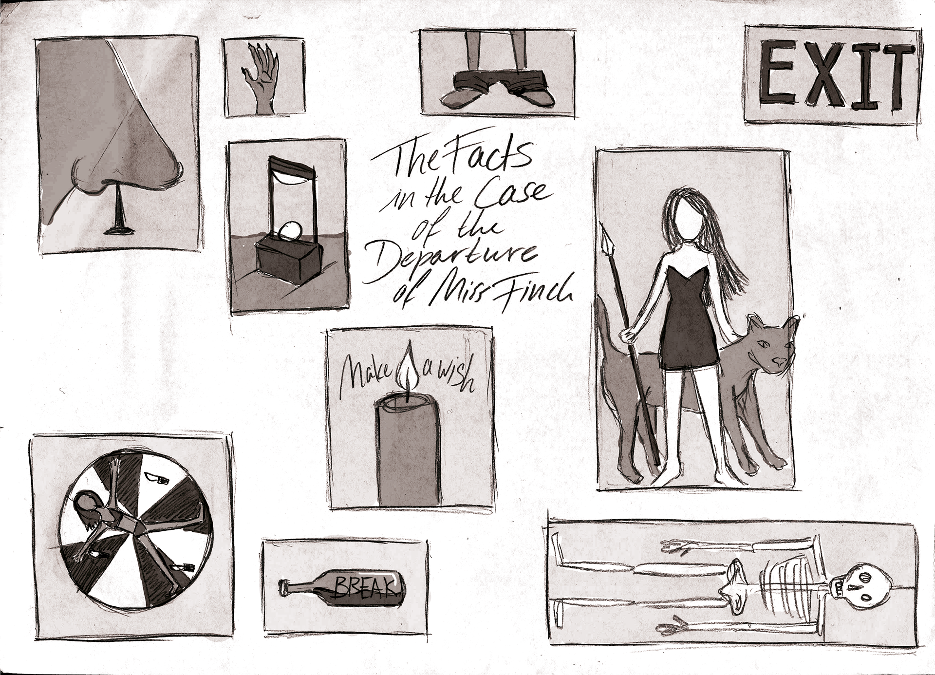 Sketch Inside the Rooms