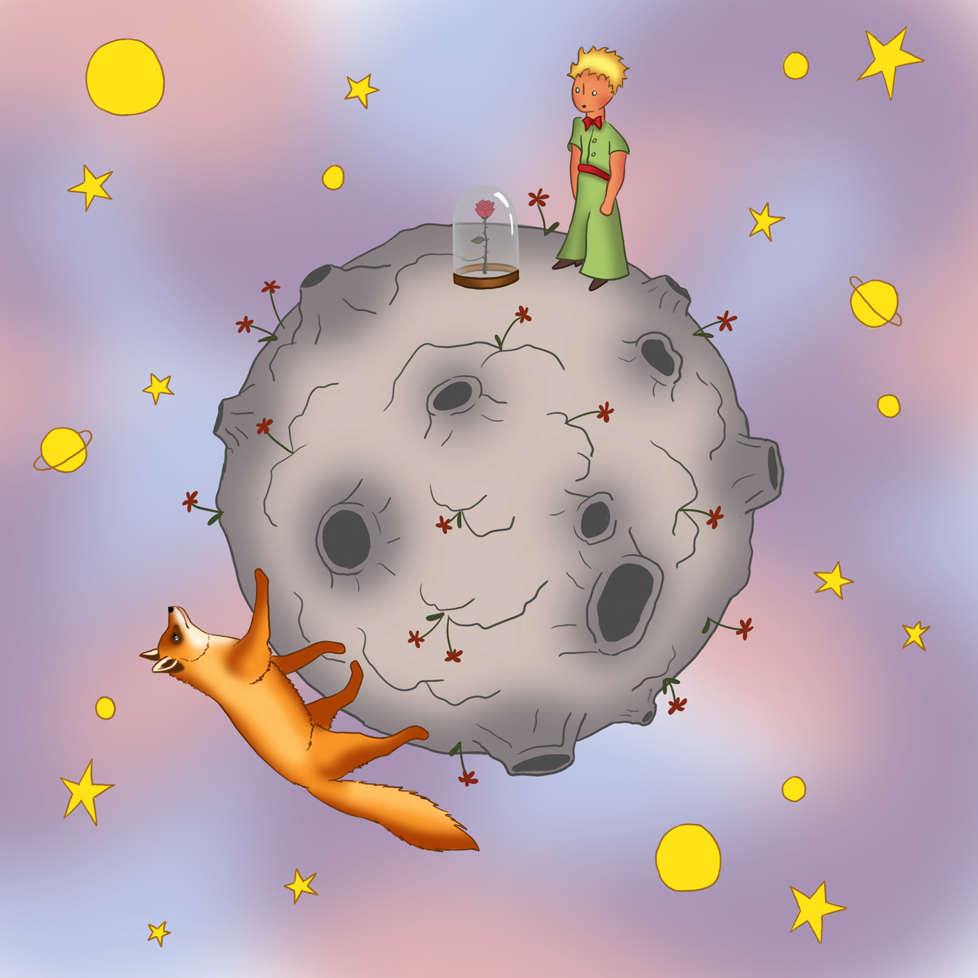 The Little Prince - Colorful Concept