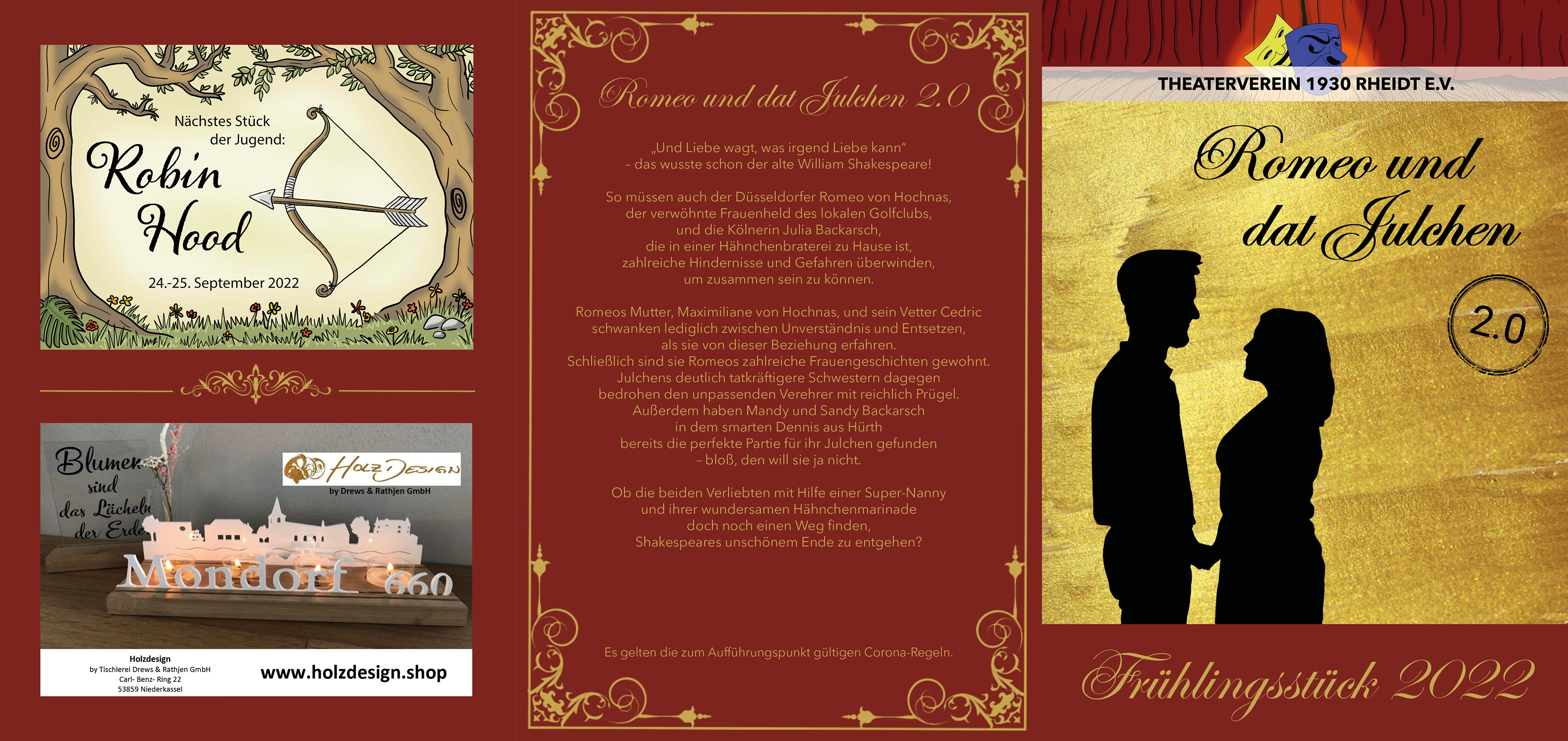 Romeo und dat Julchen - Program Brochure 1
