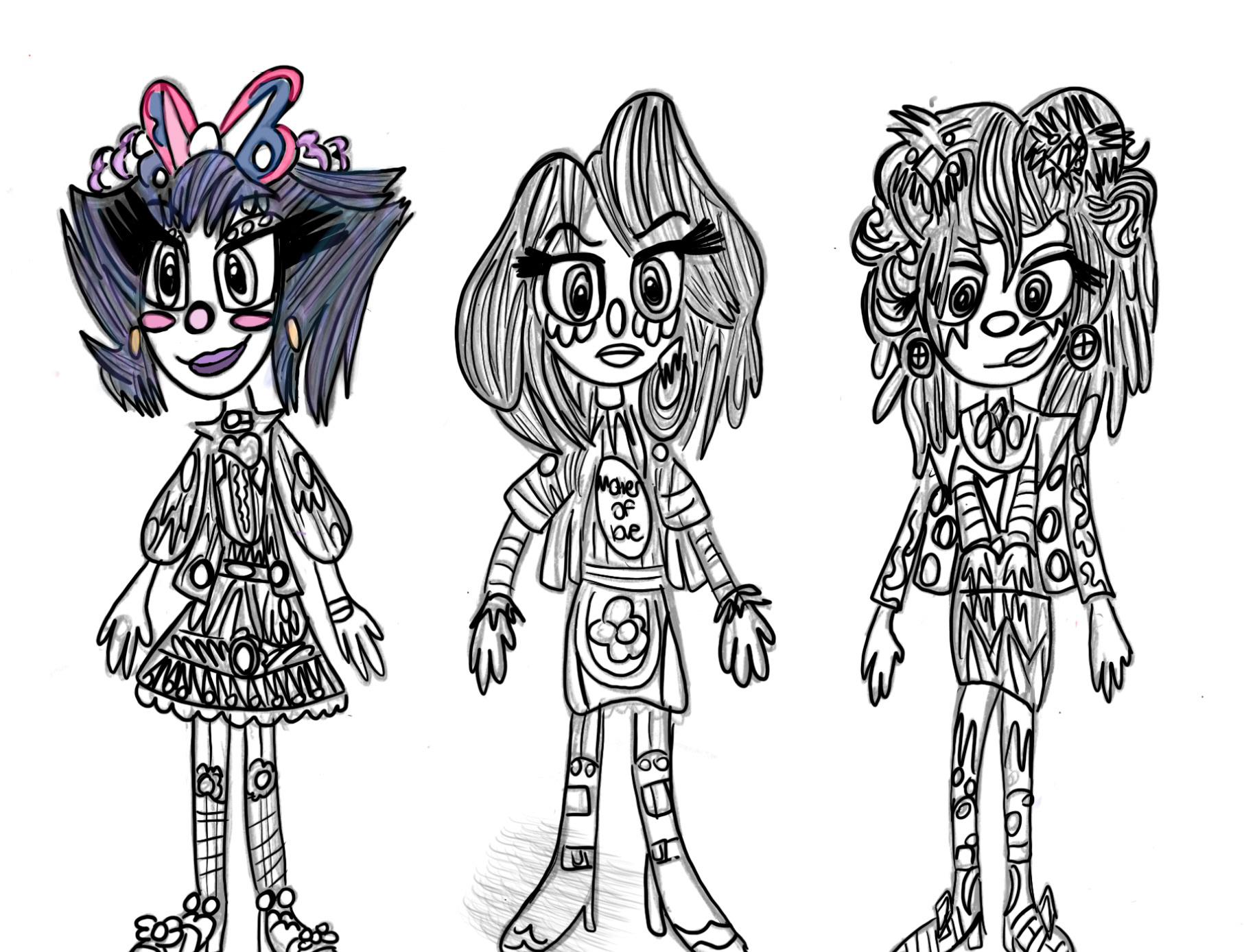 Lilly, Kelly, and Dakota 