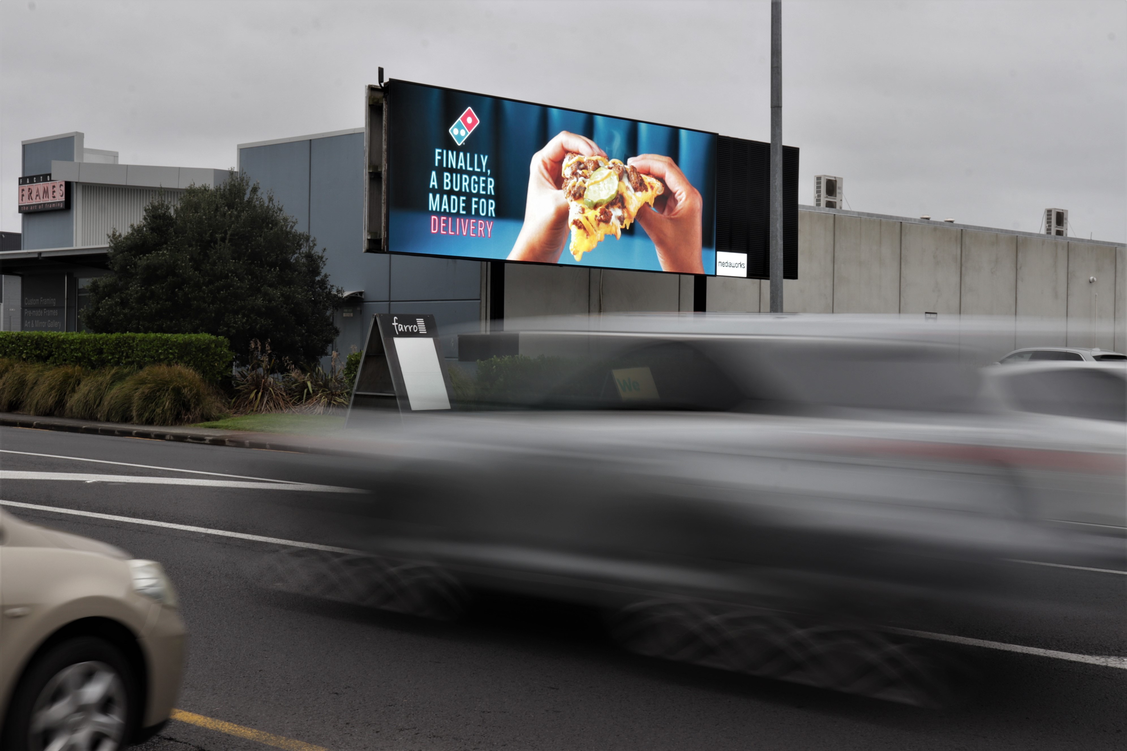 Domino's Burger Joint Out of Home Display