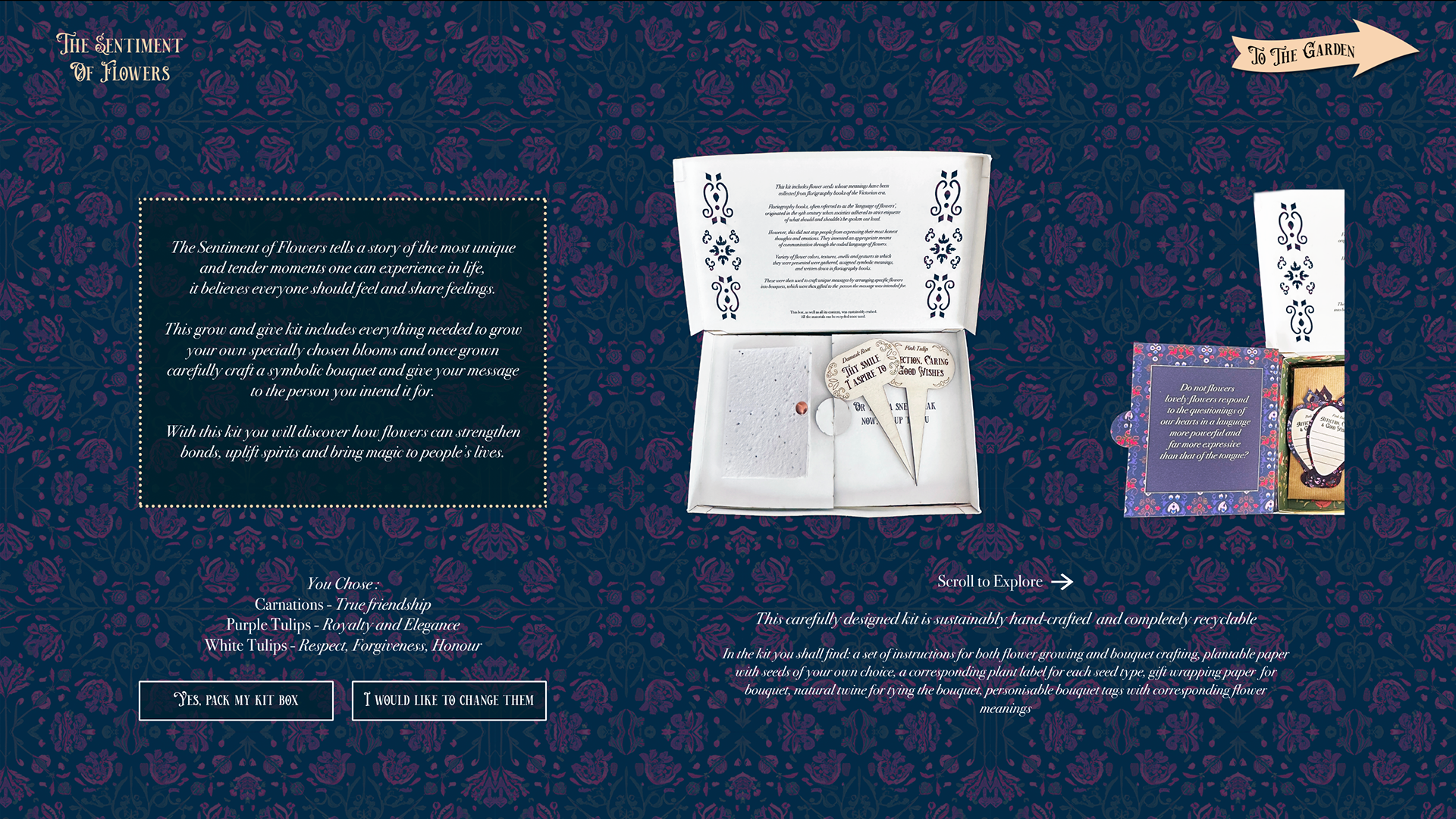 Odering a personalized kit box