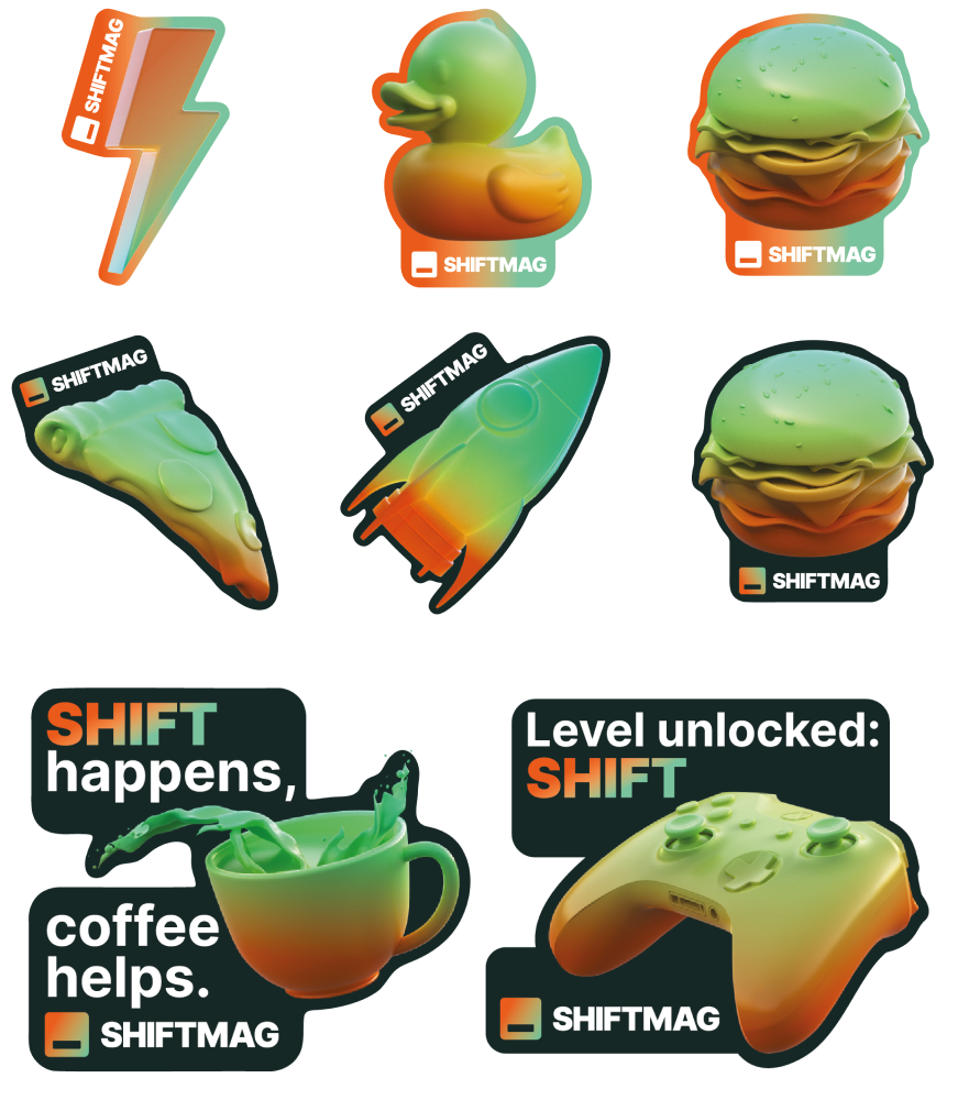 Sticker Designs (Infobip Shift 2024.)