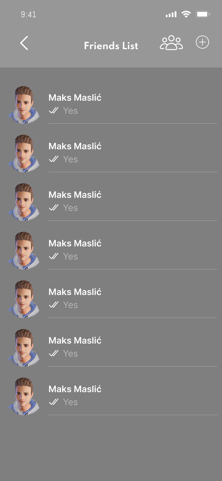 Chat with friends