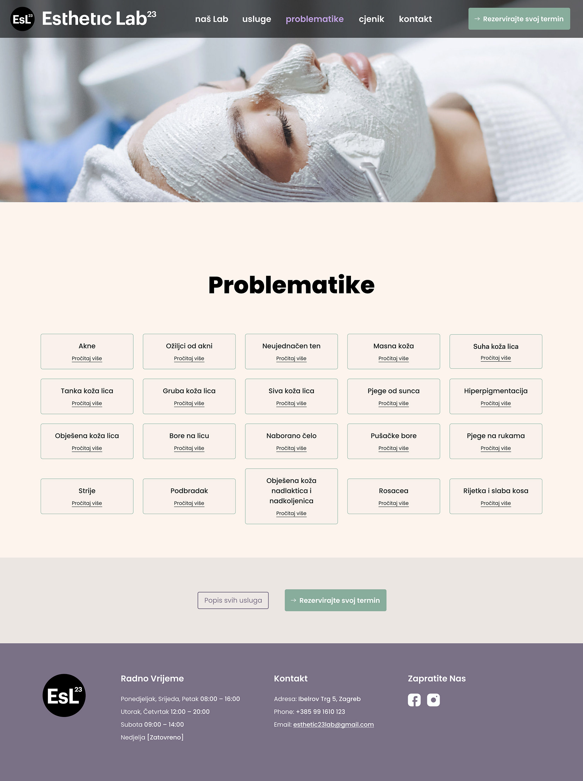 List of problems the clients might have
