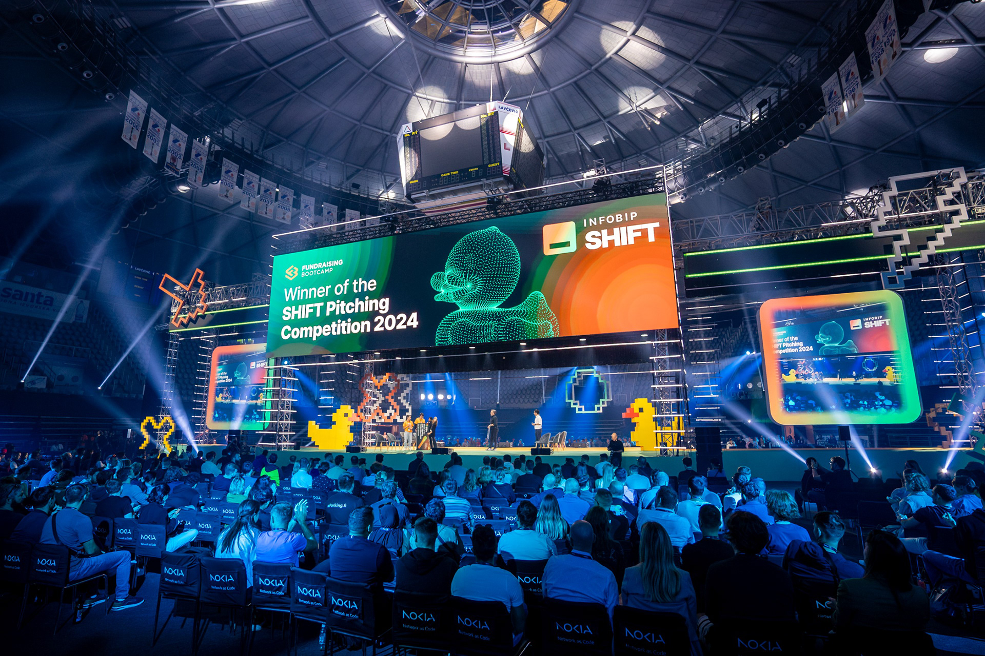 Main stage visual (Infobip Shift, 2024.)