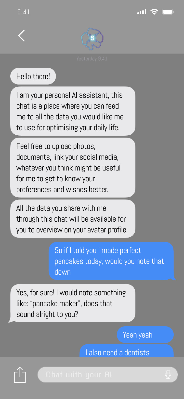 AI chat