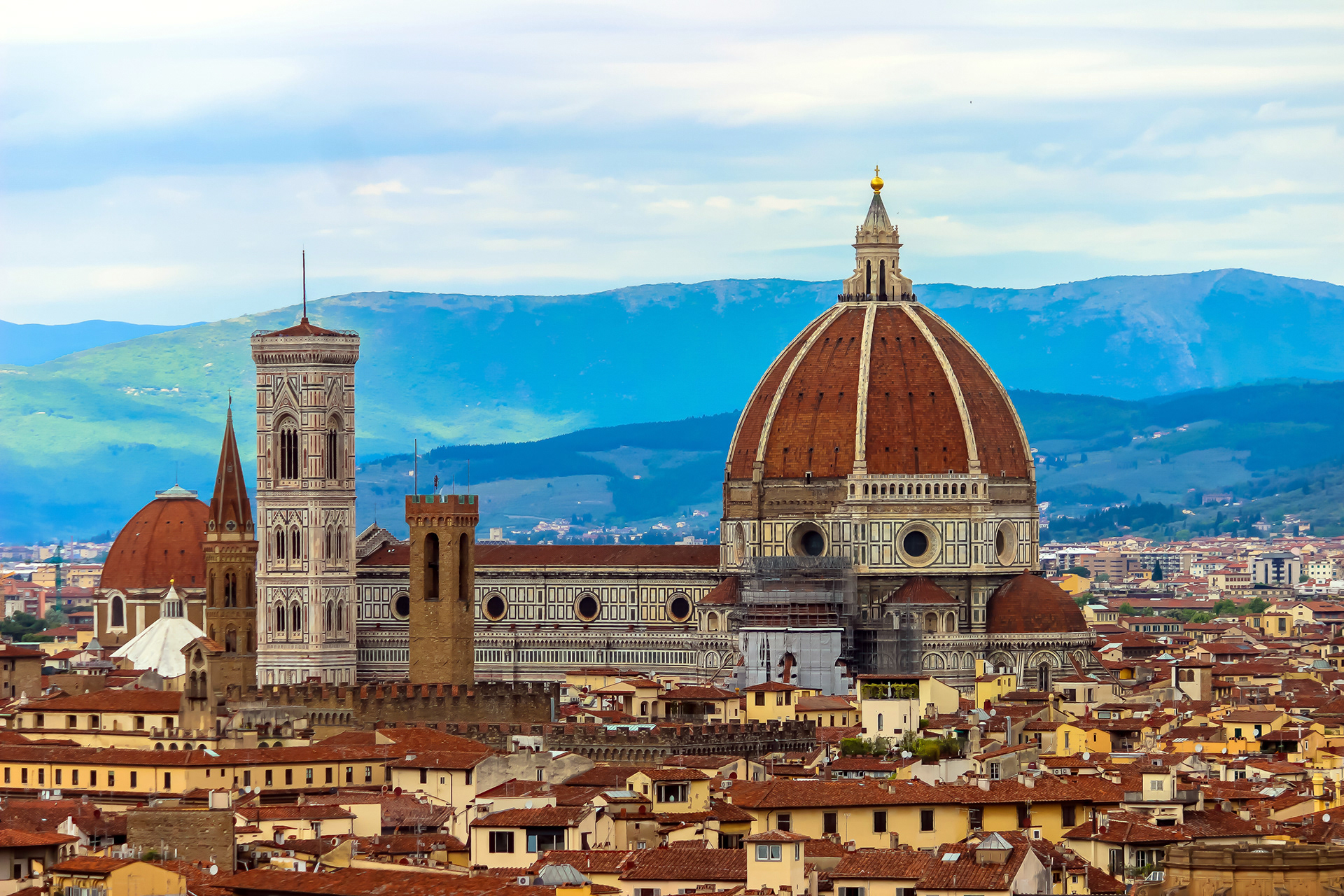 View of Florence from Piazzale Michelangelo - Florence, Italy