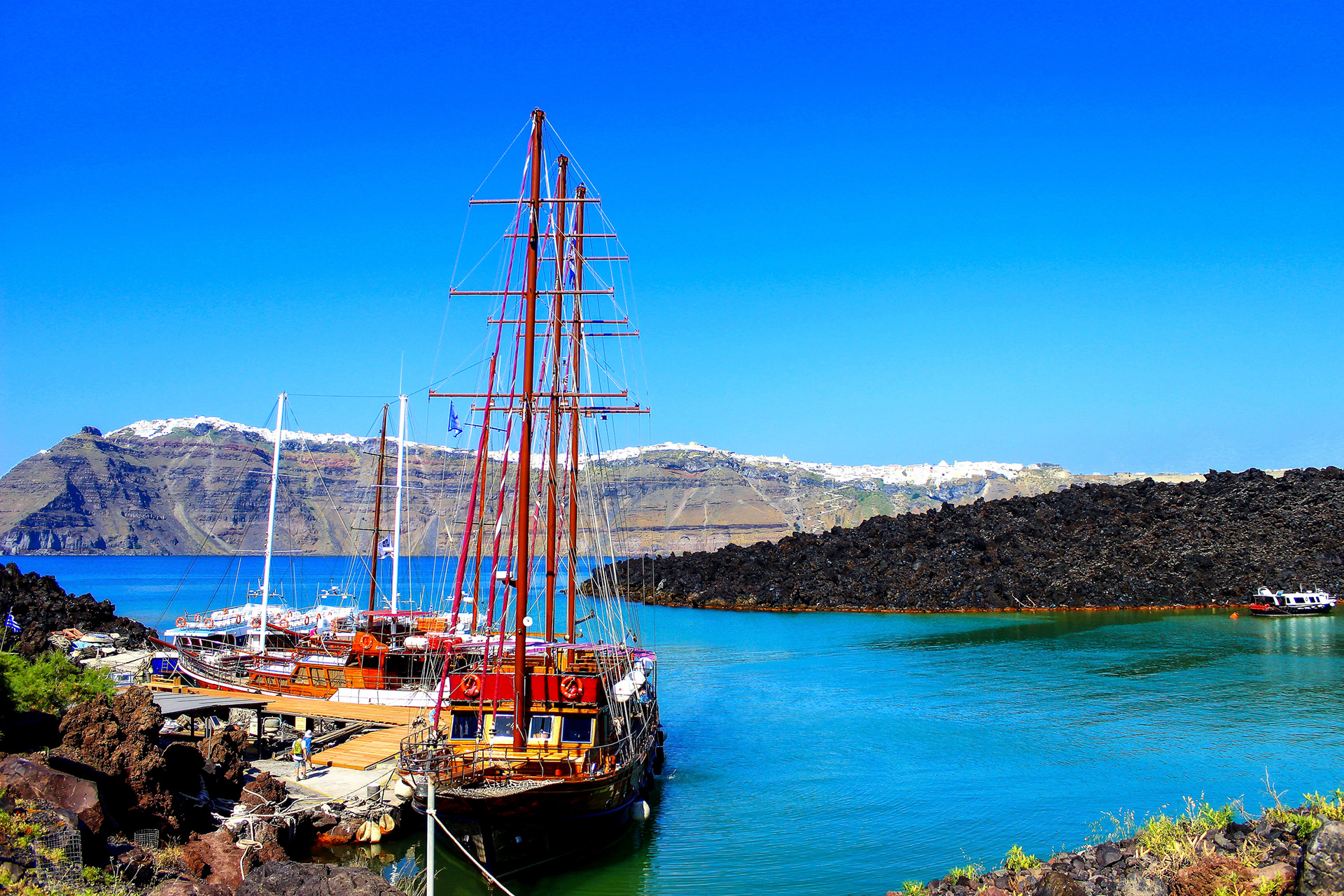 Nea Kameni Volcanic Park, Greece