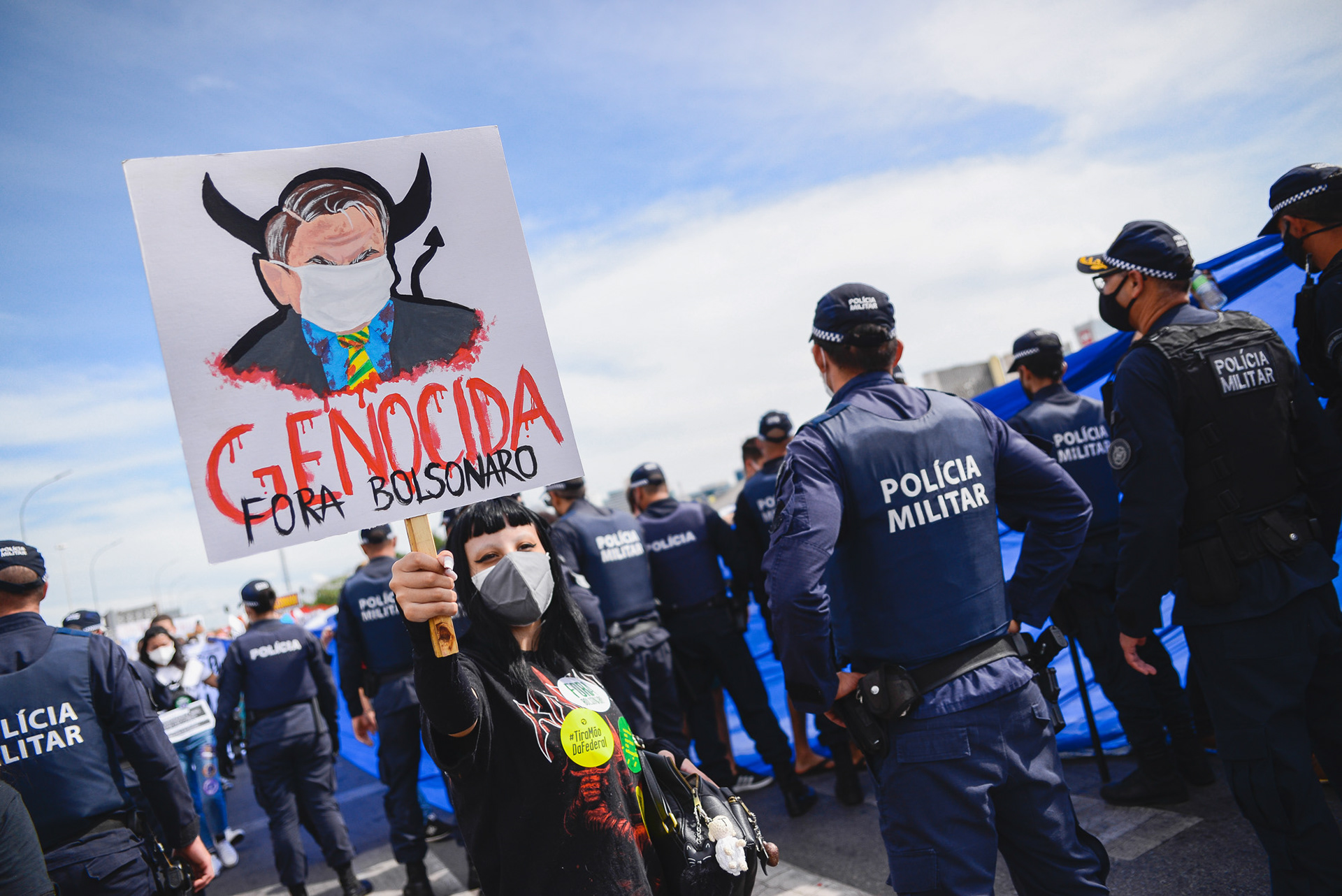 Protesto contra o Presidente Jair Bolsonaro, 29/05/2021.