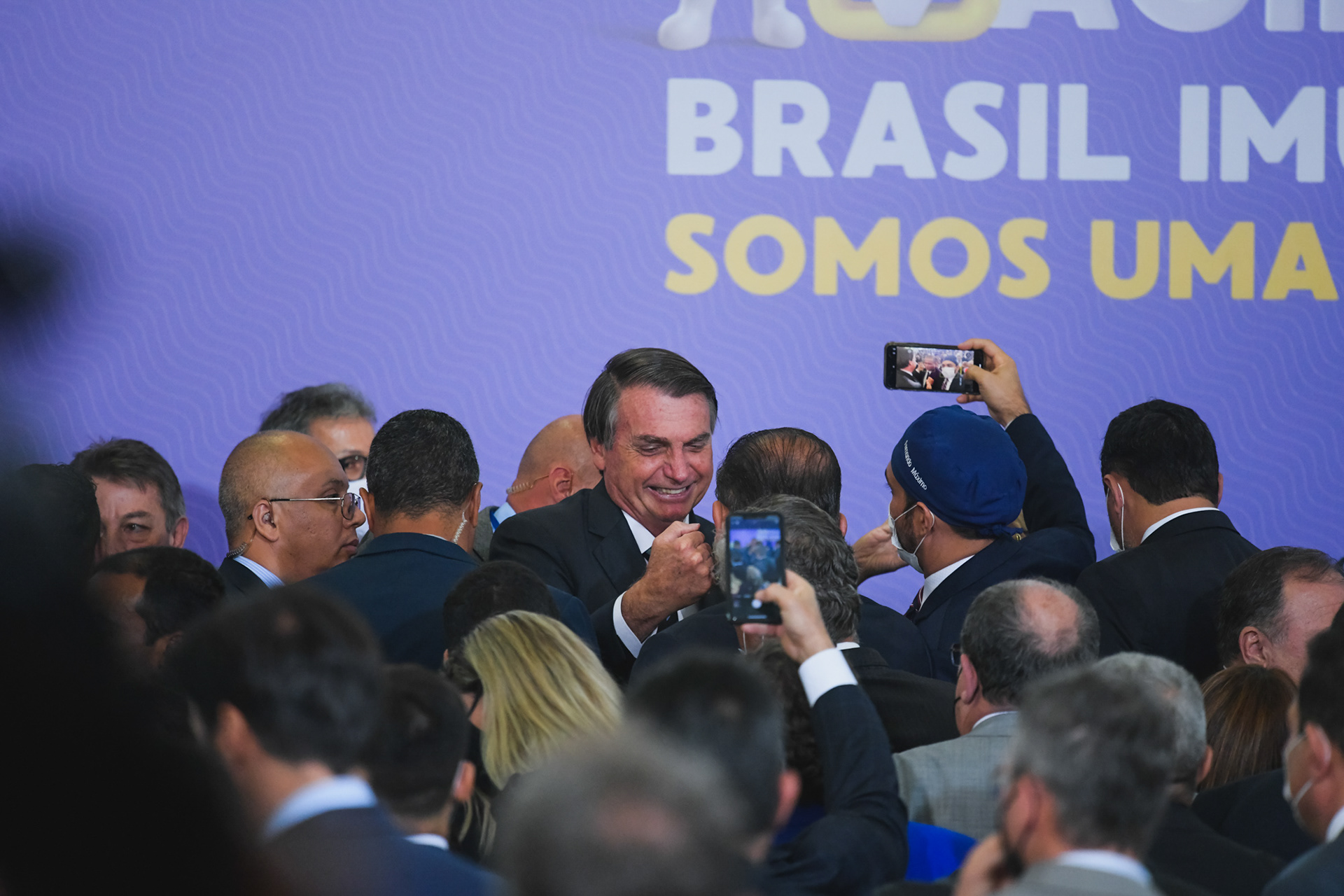 Lançamento do Plano Nacional de Operacionalização da Vacinação contra a Covid-19, 16/12/2020.
