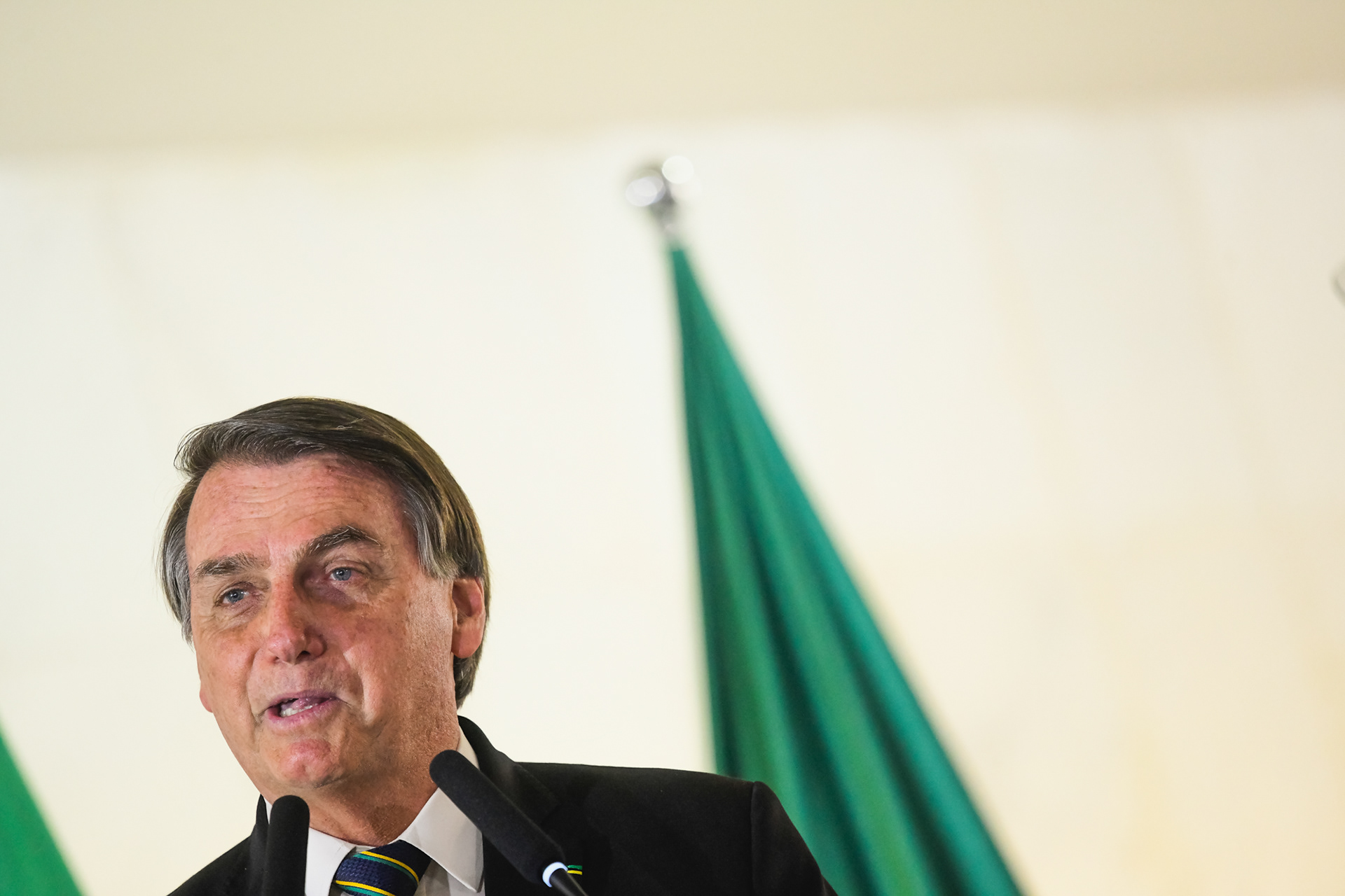 Presidente Jair Bolsonaro participa da cerimônia do Dia do Diplomata, Palácio Itamaraty, 10/08/2020.