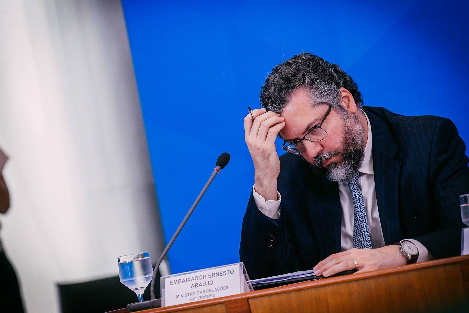 Coletiva de Imprensa no Palácio do Planalto sobre Covid-19, 04/04/2020.