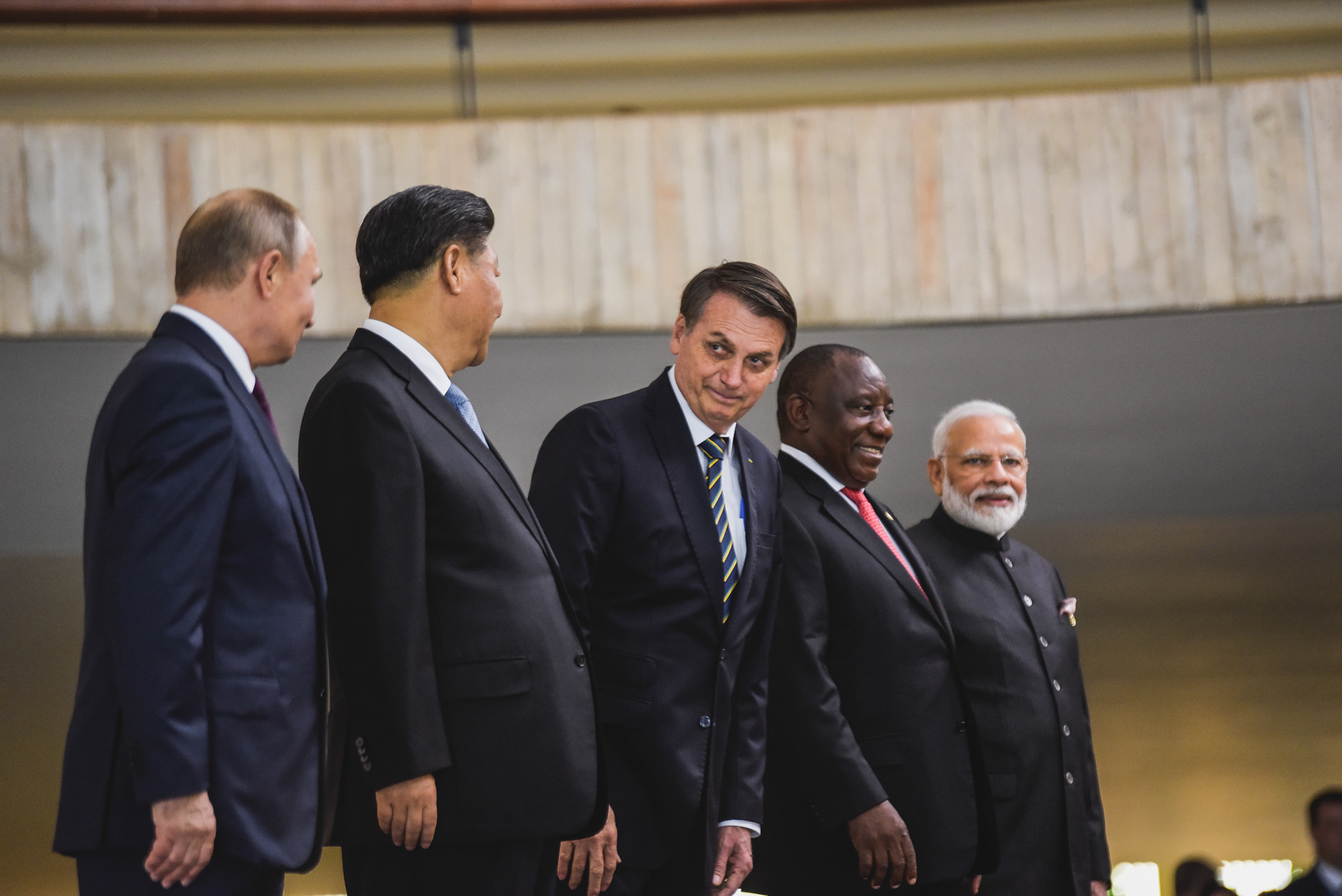 Líderes da Cúpula do BRICS, 13 e 14/11/2019.