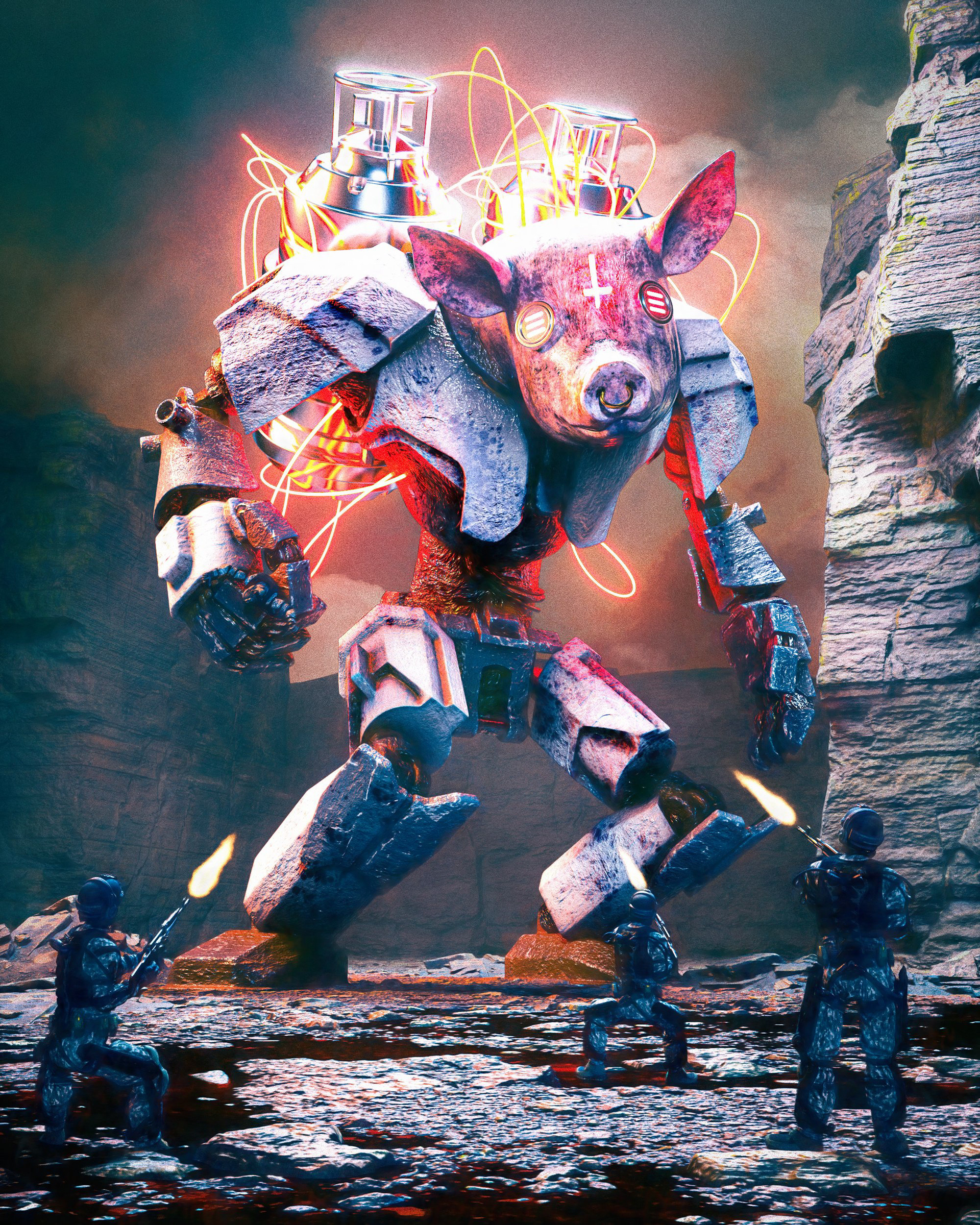 🐷🦾 "March Of The Pigs"