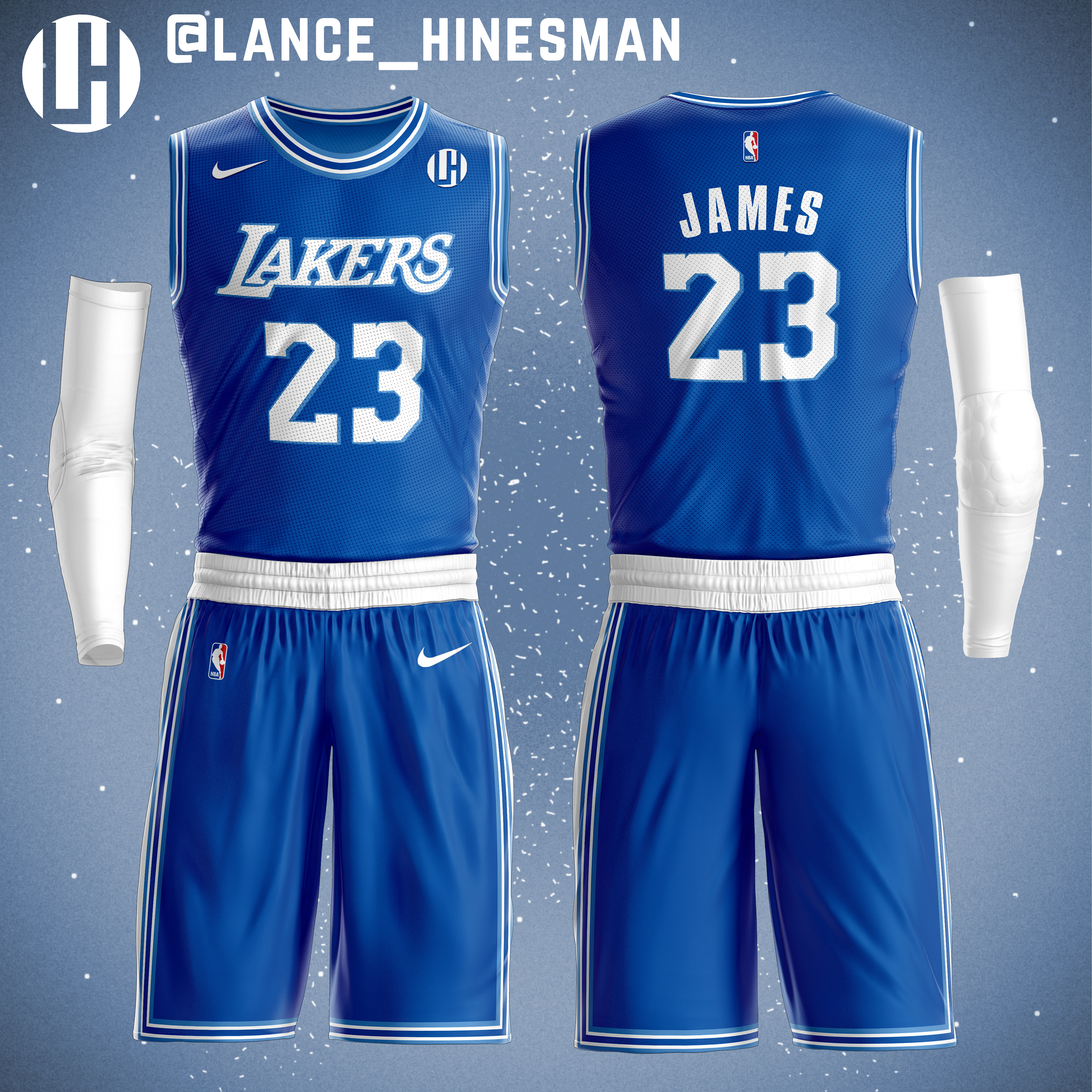 Lance Hinesman - NBA Christmas Sweater Jersey Concepts