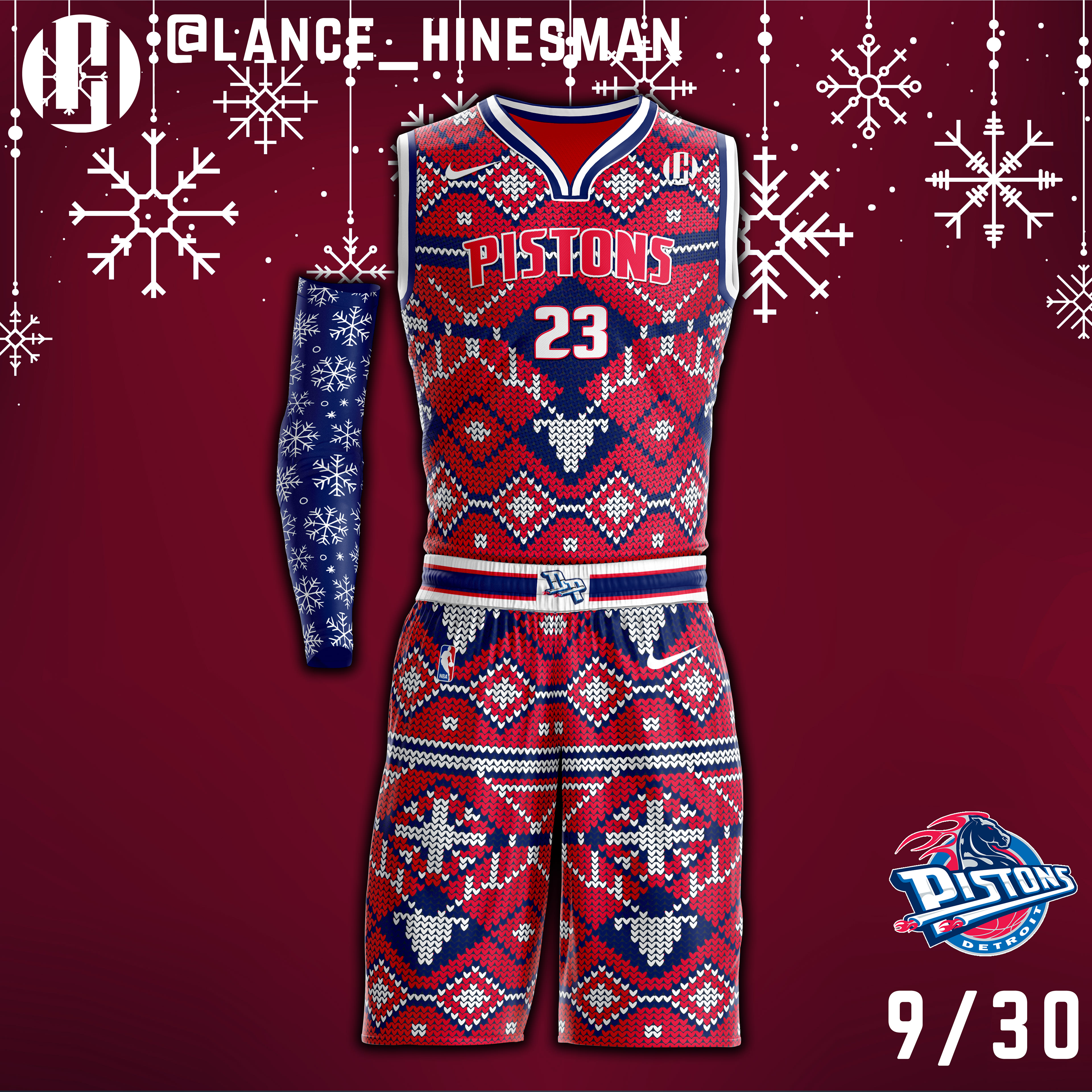 SRELIX - @laclippers x @nuggets Christmas Jersey Concepts