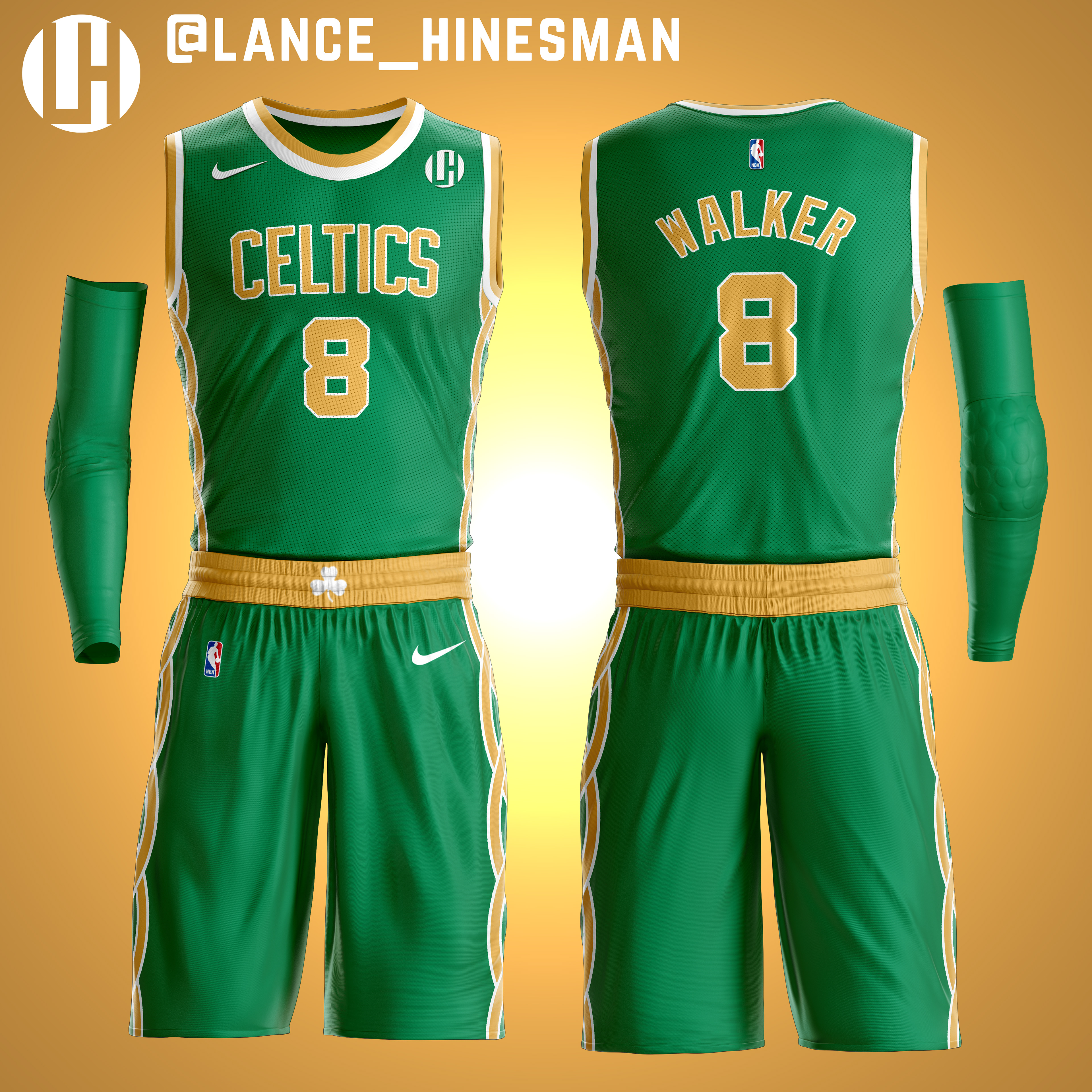 Lance Hinesman - NBA Christmas Sweater Jersey Concepts