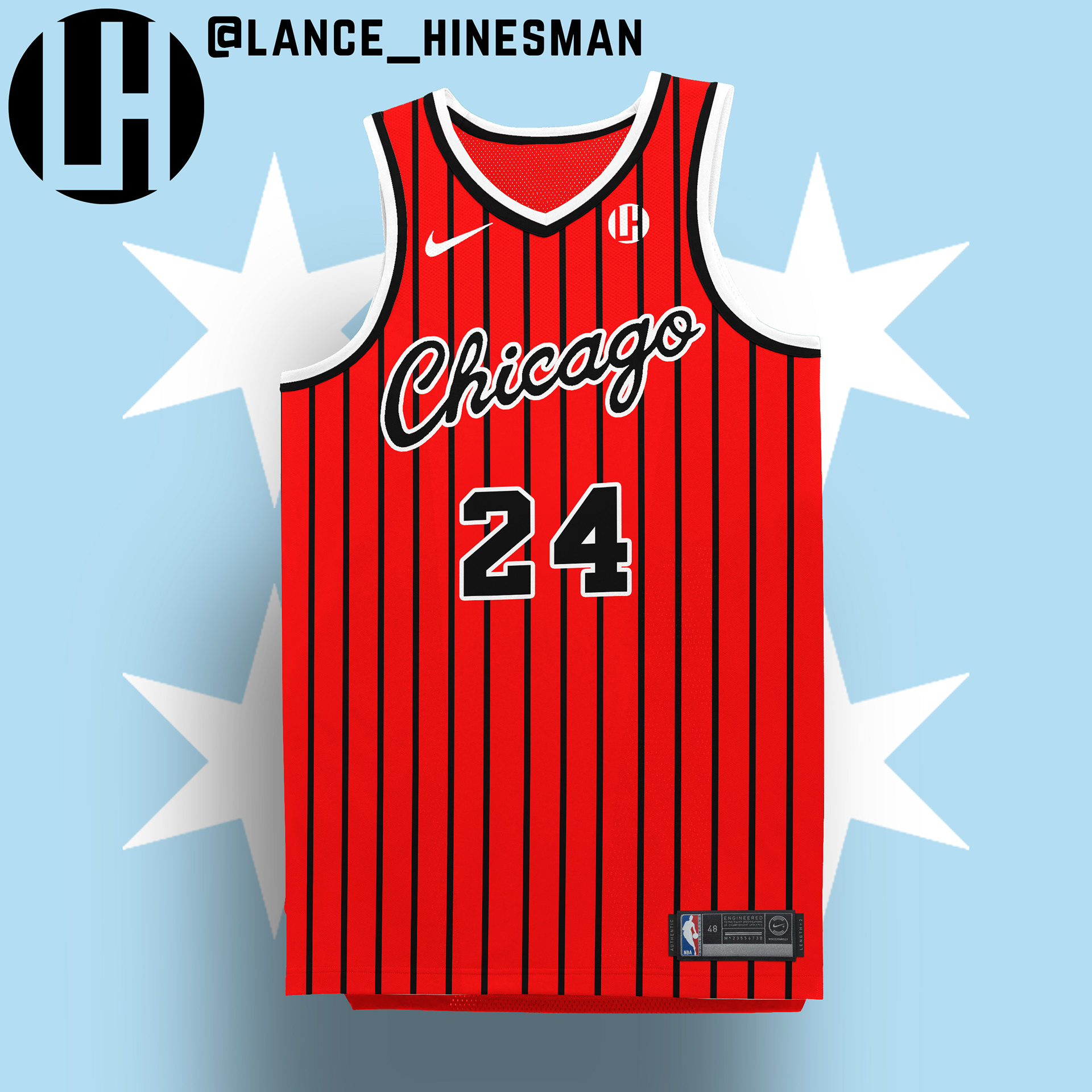 Lance Hinesman - NBA Christmas Day Jersey Concepts