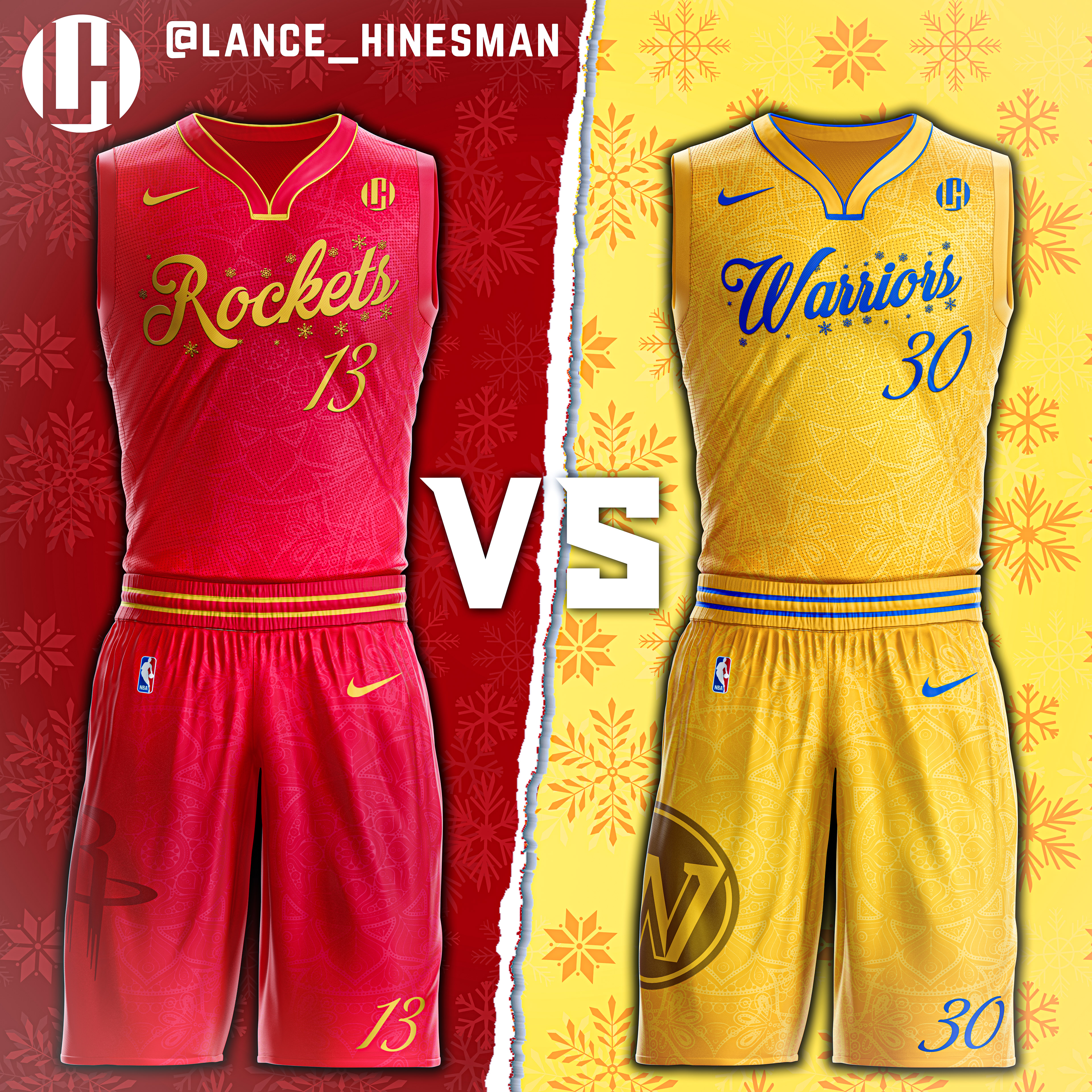 Lance Hinesman - NBA Christmas Day Jersey Concepts