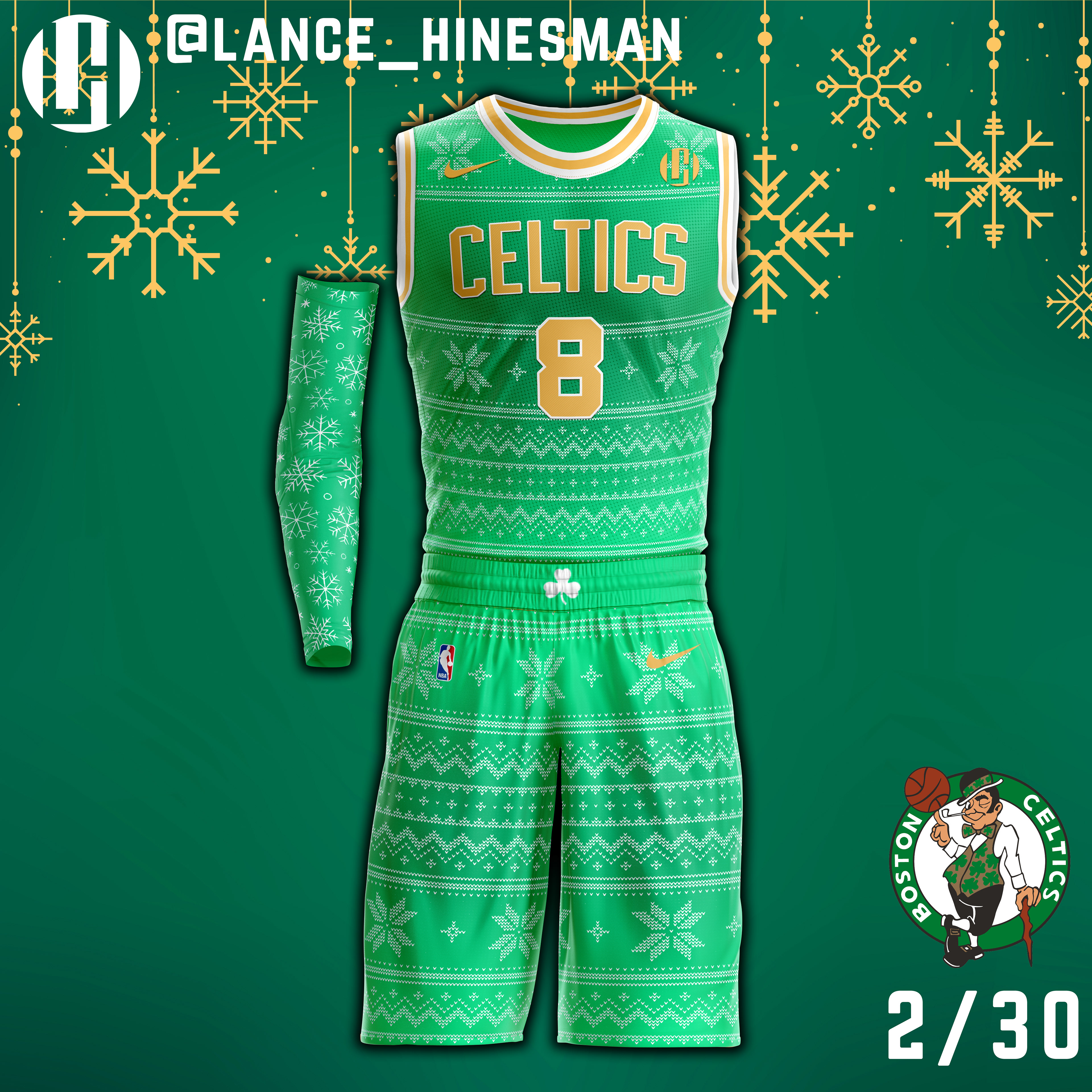 Hinesman - NBA Christmas Sweater Jersey Concepts