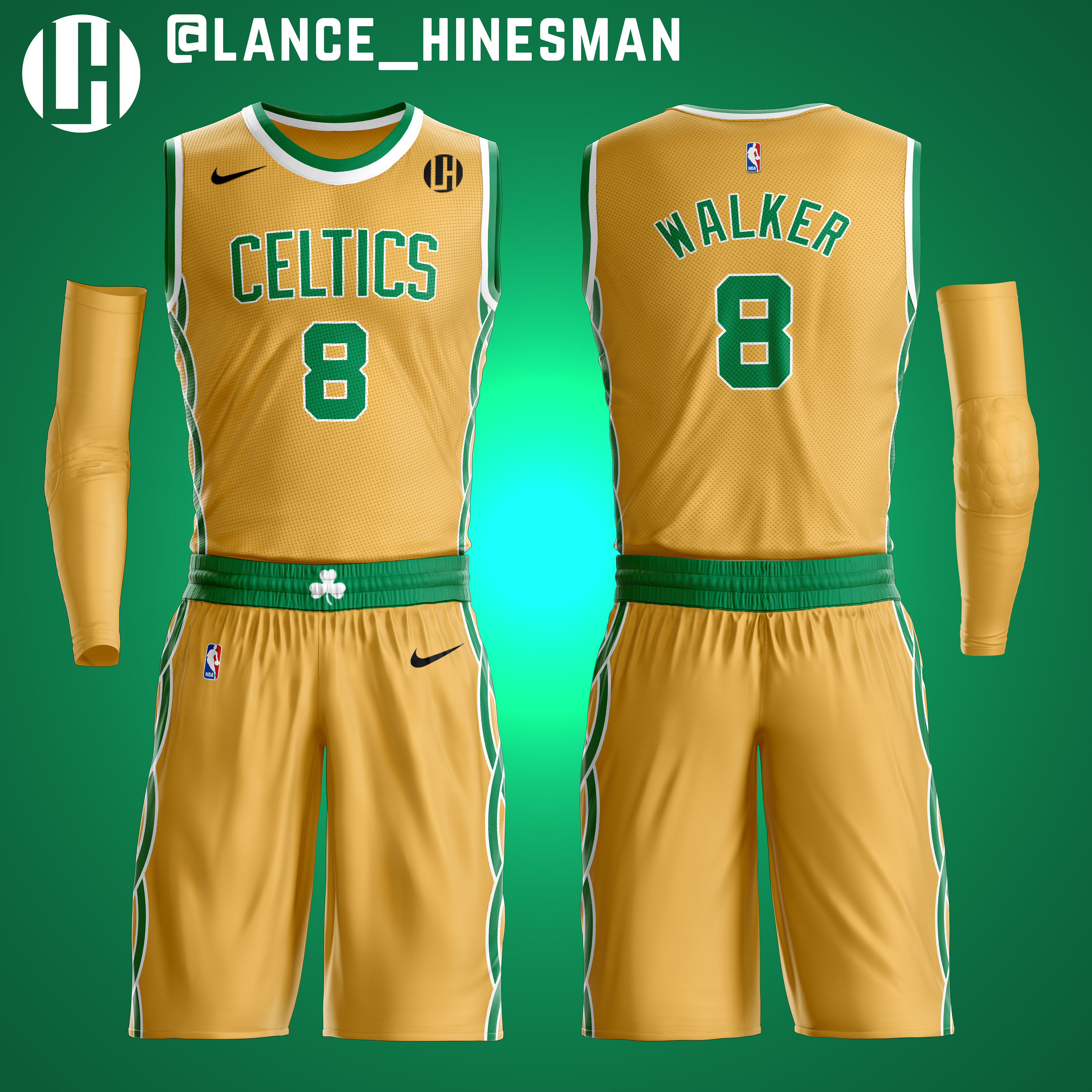 Lance Hinesman - NBA Christmas Sweater Jersey Concepts