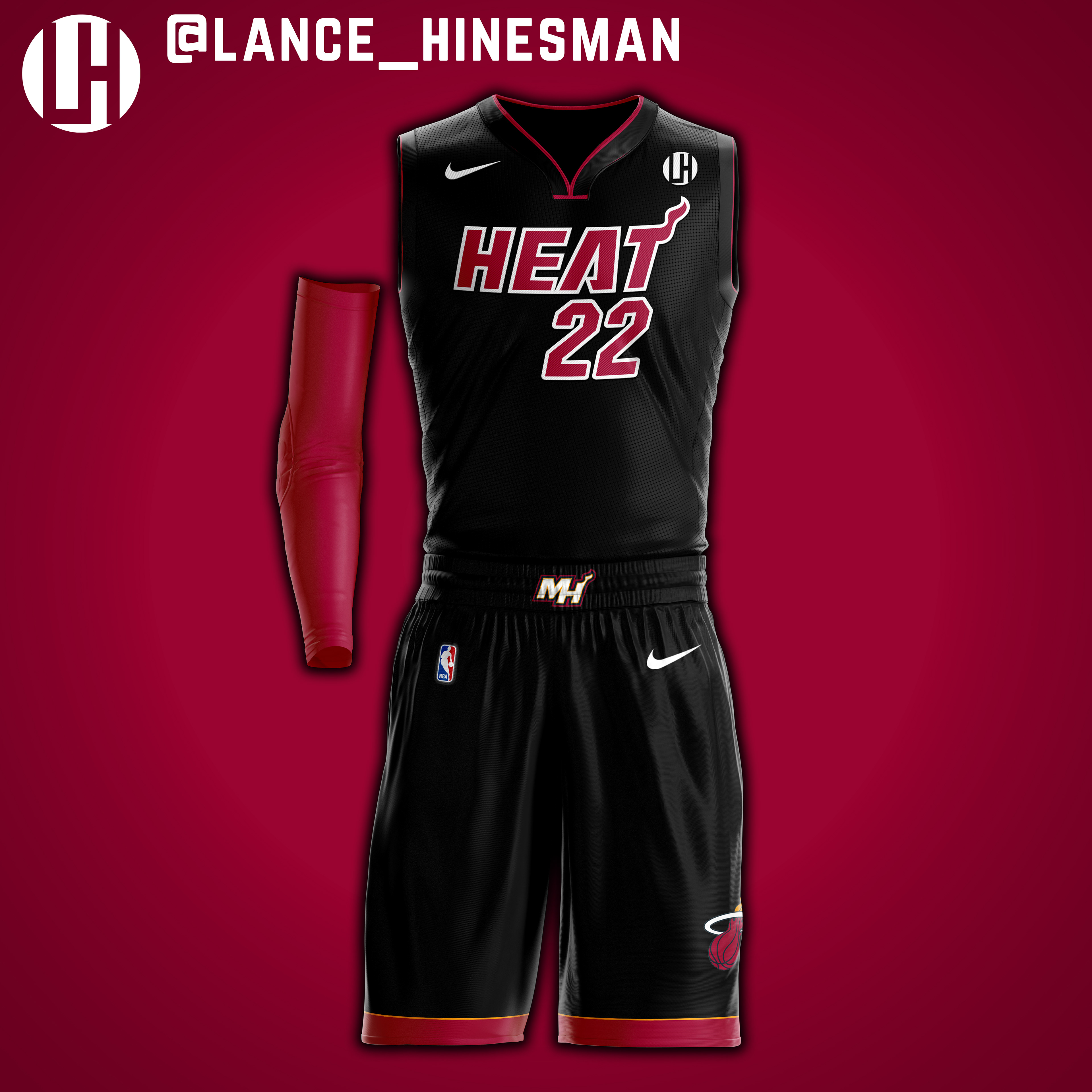 NBACentral on X: The Miami HEAT's new uniforms and courts design for the  2018-19 season. (h/t @eyadghoneim)  / X