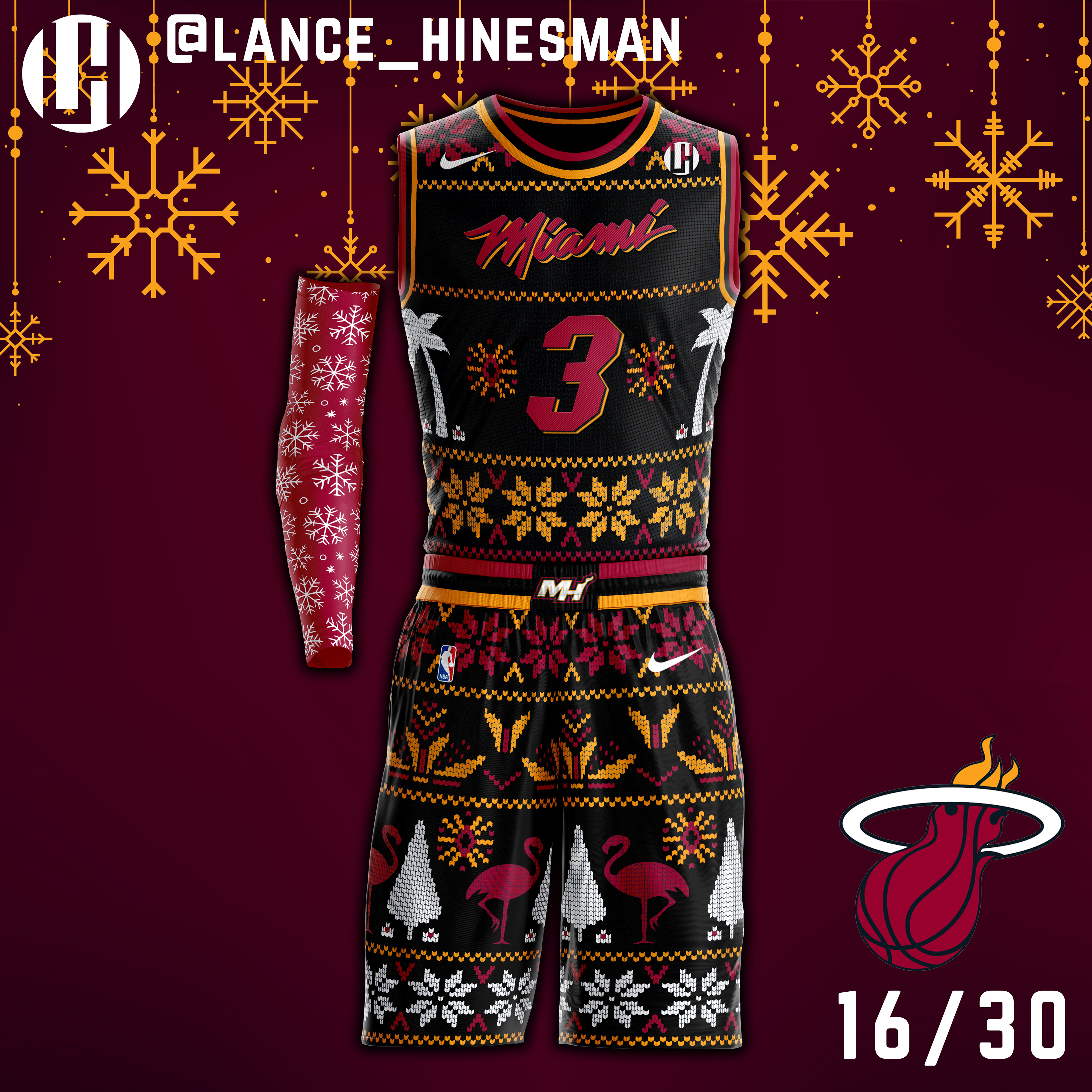 Lance Hinesman - NBA Christmas Day Jersey Concepts