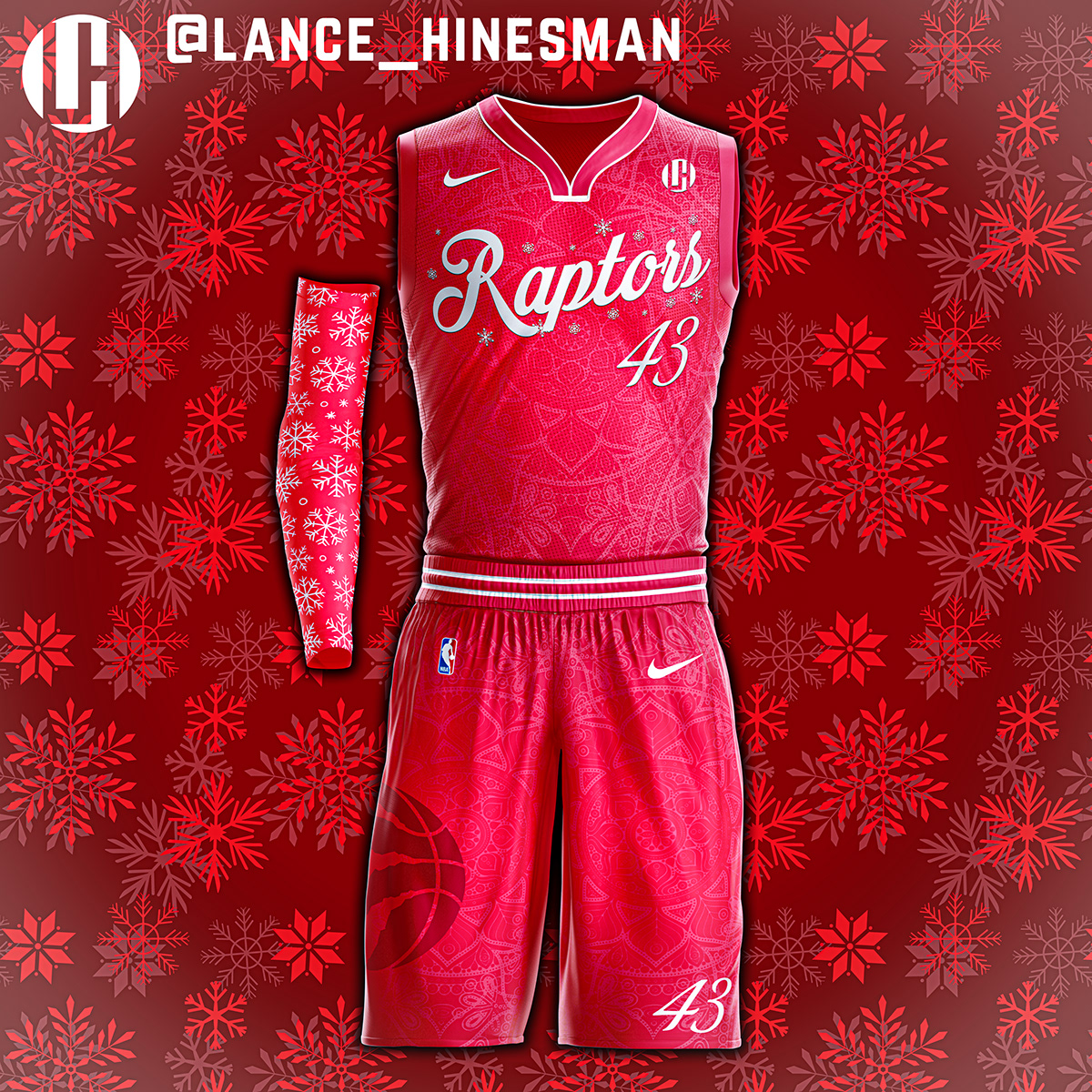 Lance Hinesman NBA Christmas Day Jersey Concepts