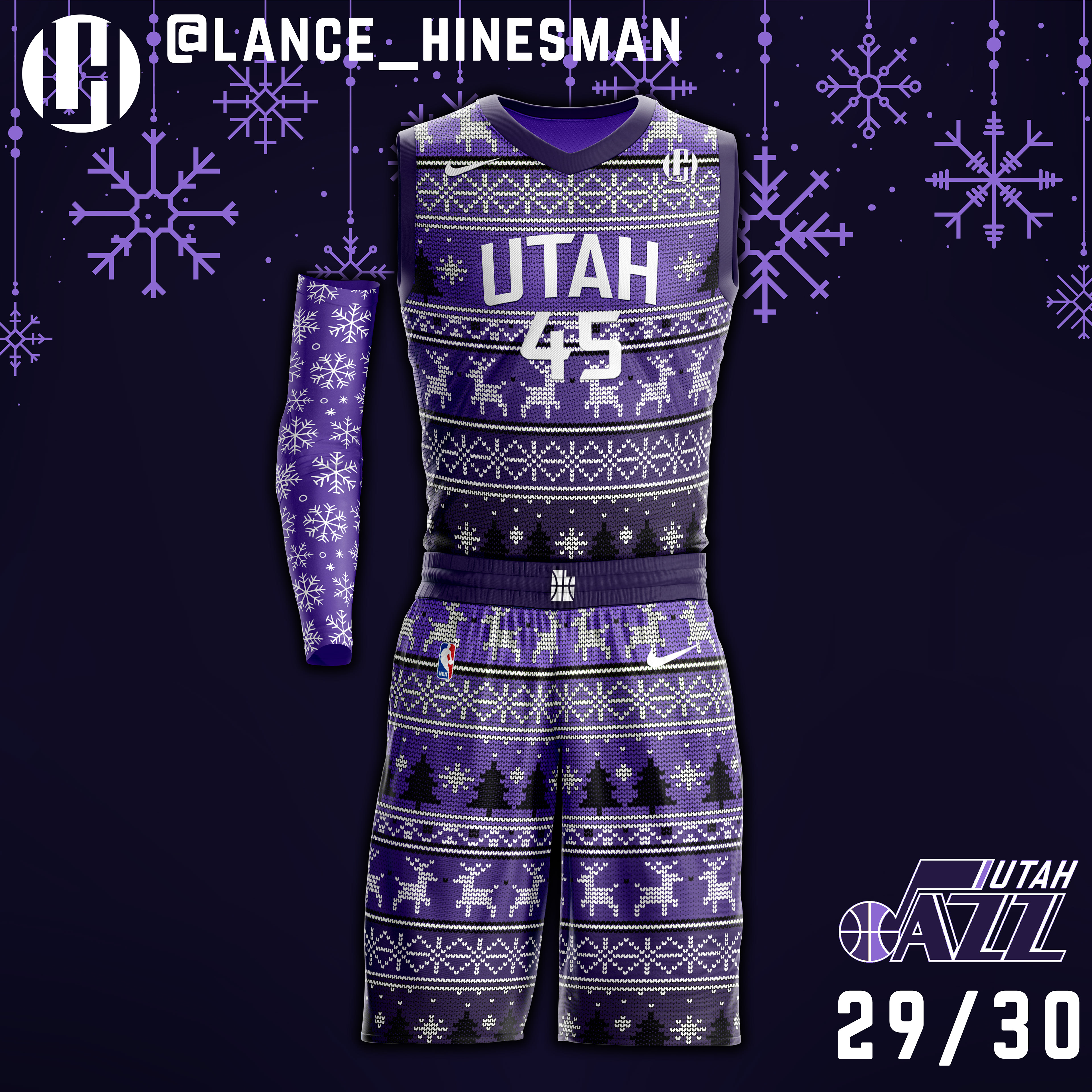 Lance Hinesman - NBA Christmas Day Jersey Concepts