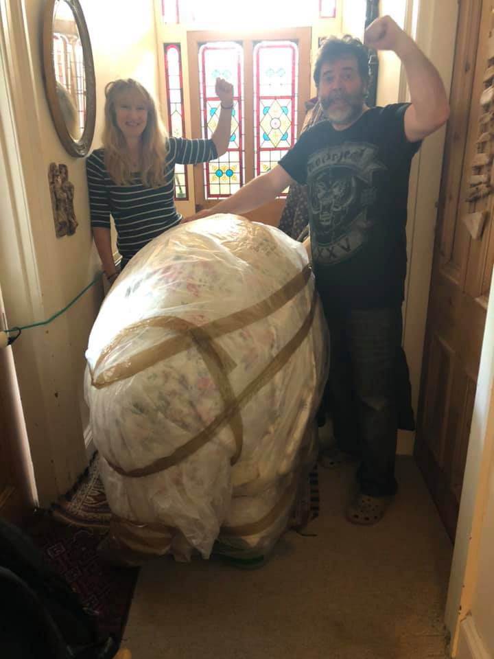 All wrapped up and ready to go...