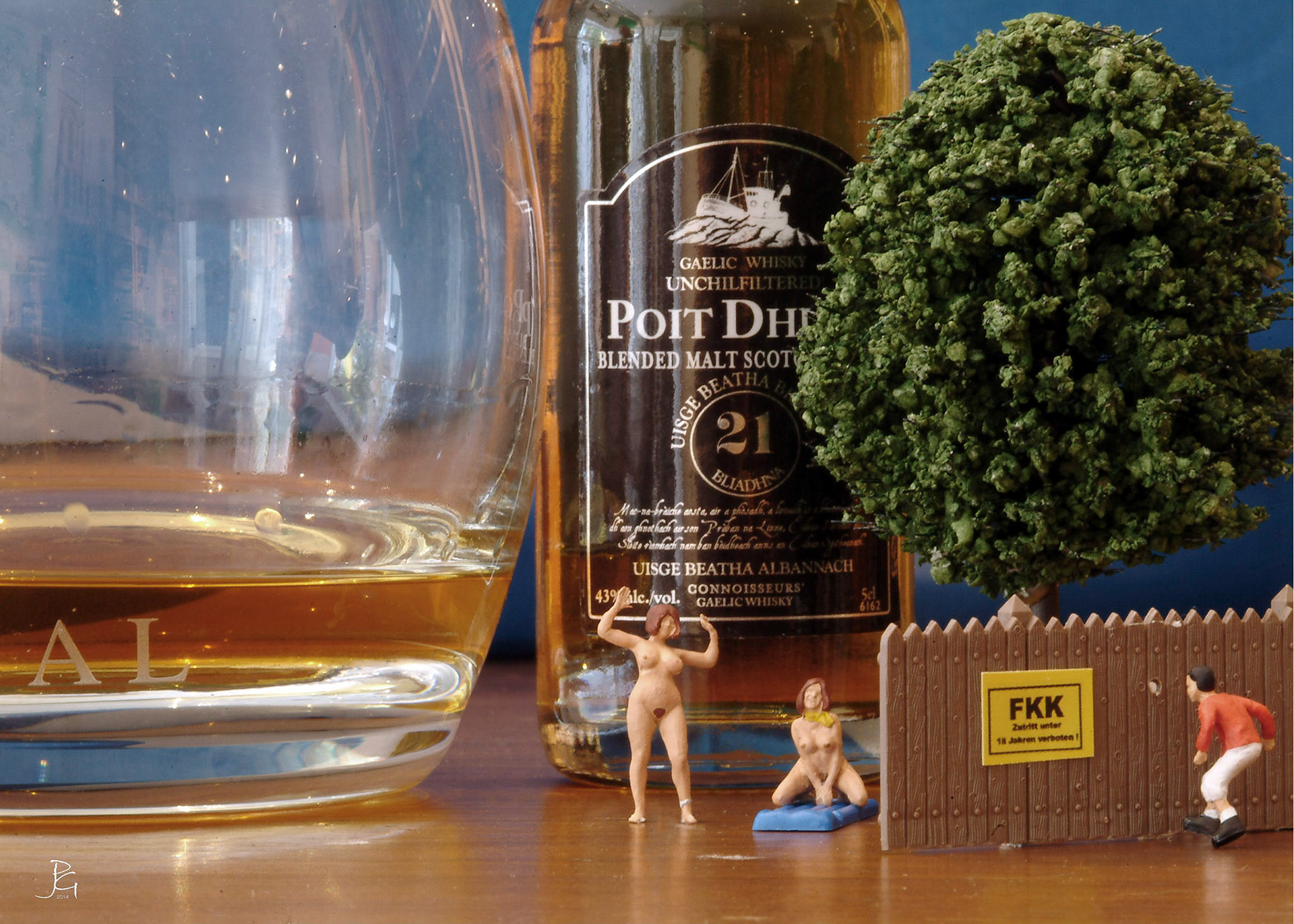 Verbotene Whisky-Zone