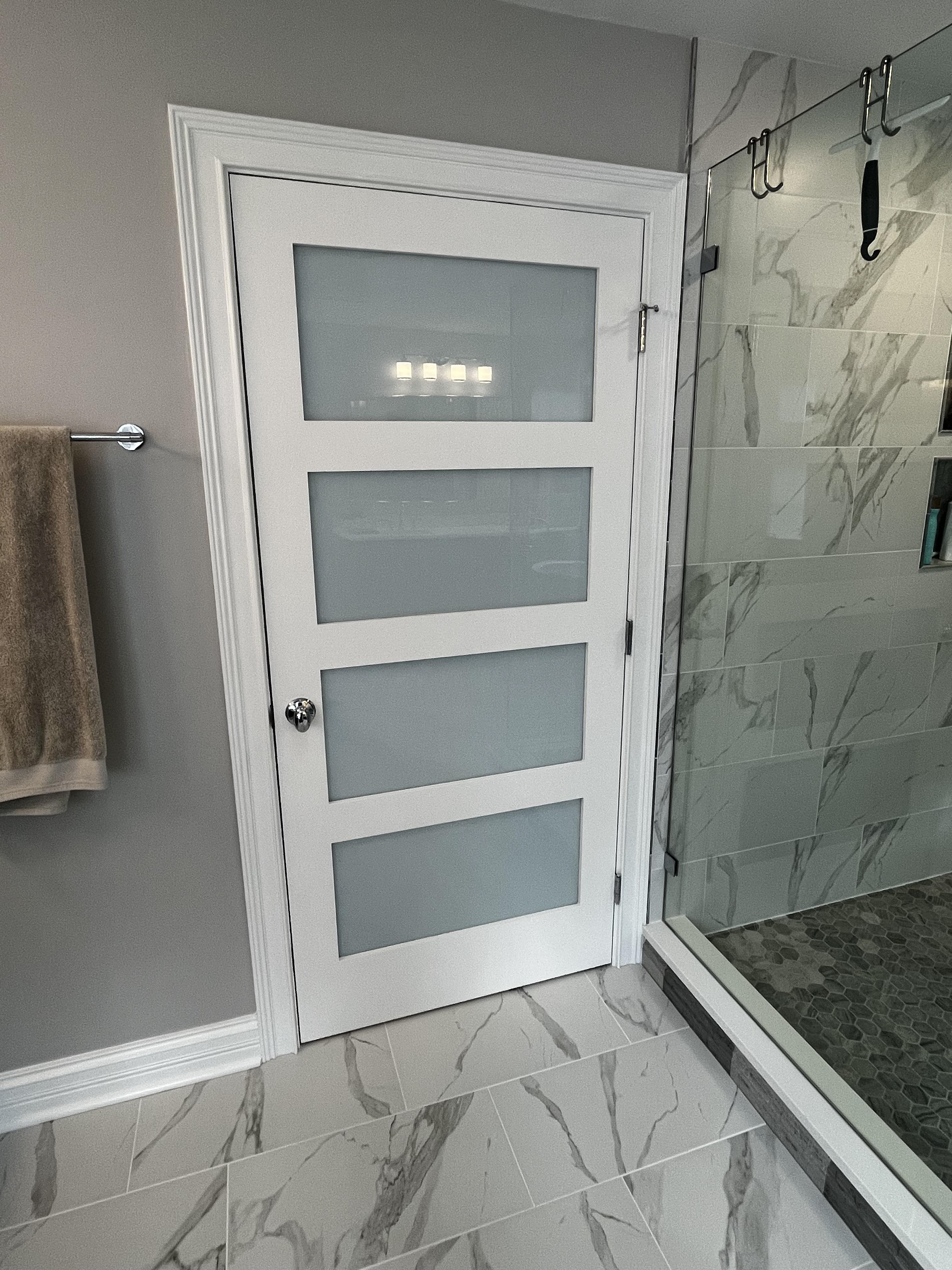 St Charles - Master Bath Door
