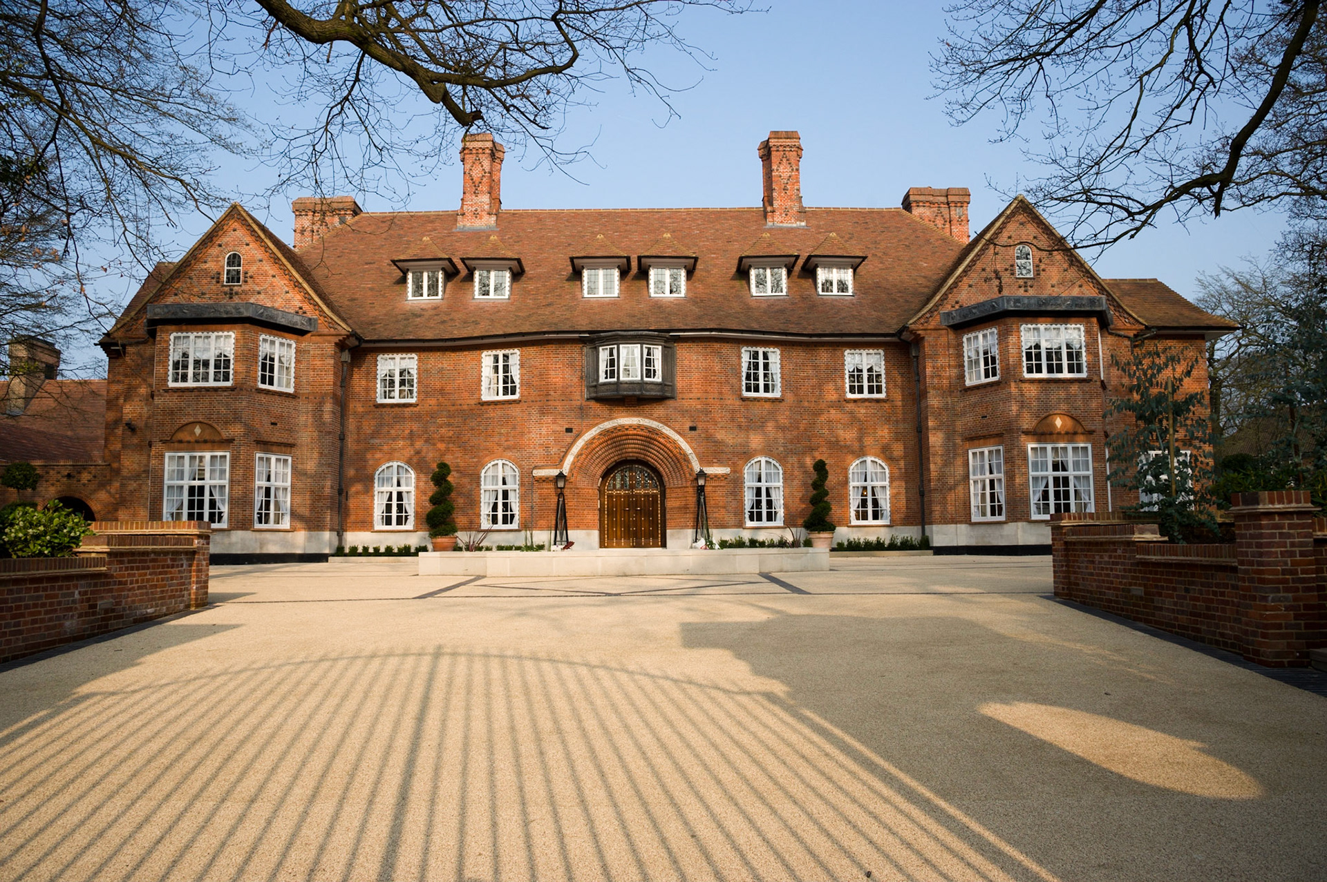 Large house on Bishops Avenue, London, UK