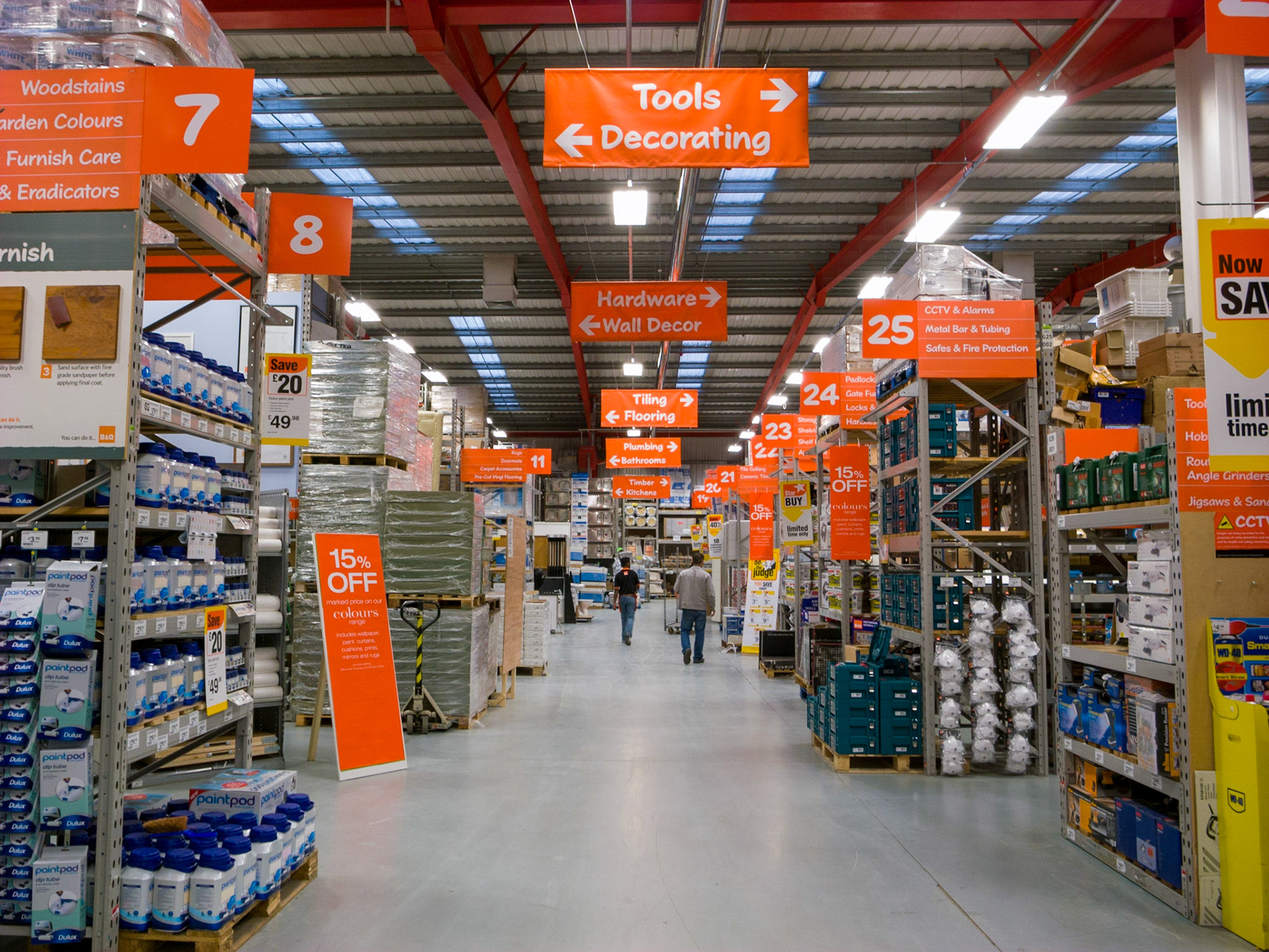 B&Q shop, London