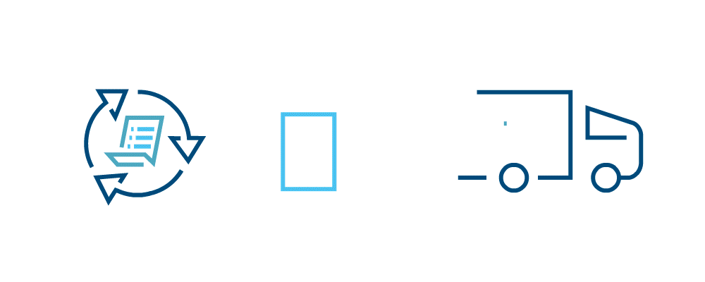 Animated GIF von reduzierten Linien-Icons für Content Ed Net – Motion Design von Nils Bärfuss
