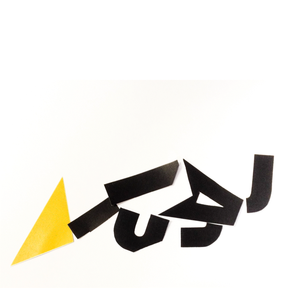 Animated GIF einer dynamischen Logoanimation für Caterpillar mit verschnittenen Typo-Elementen – Motion Design von Nils Bärfuss