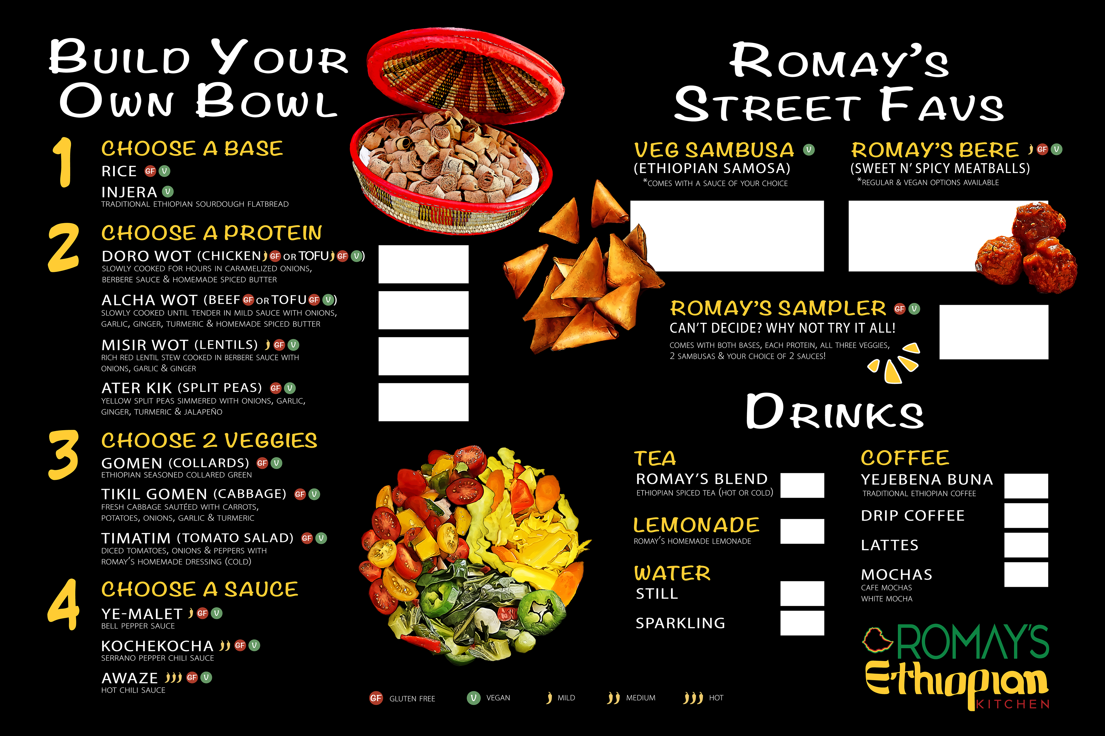 Local Food Truck Menu