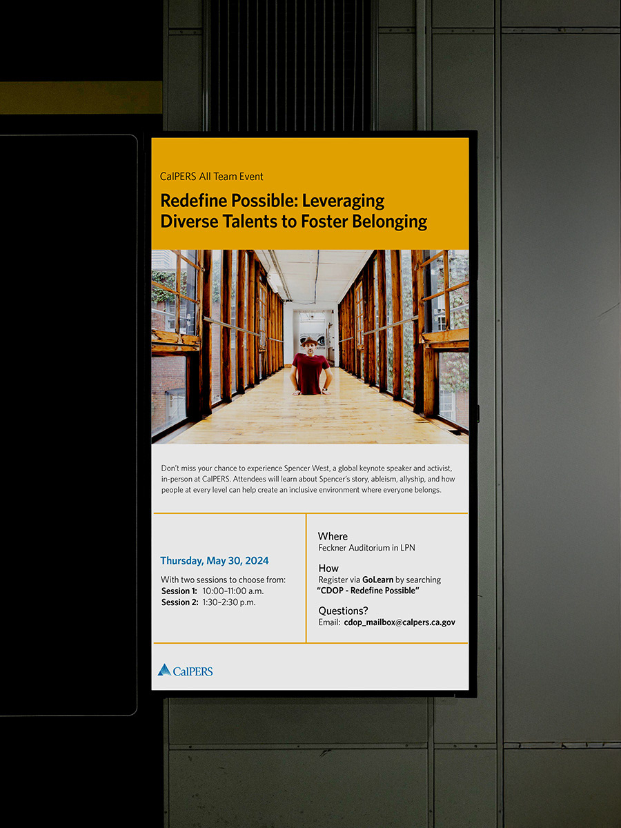 Print – promotional posters insert (11 x 17 in.)