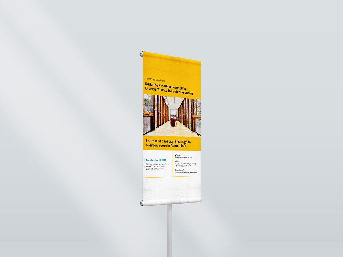 Print – event signage (11 x 17 in.)