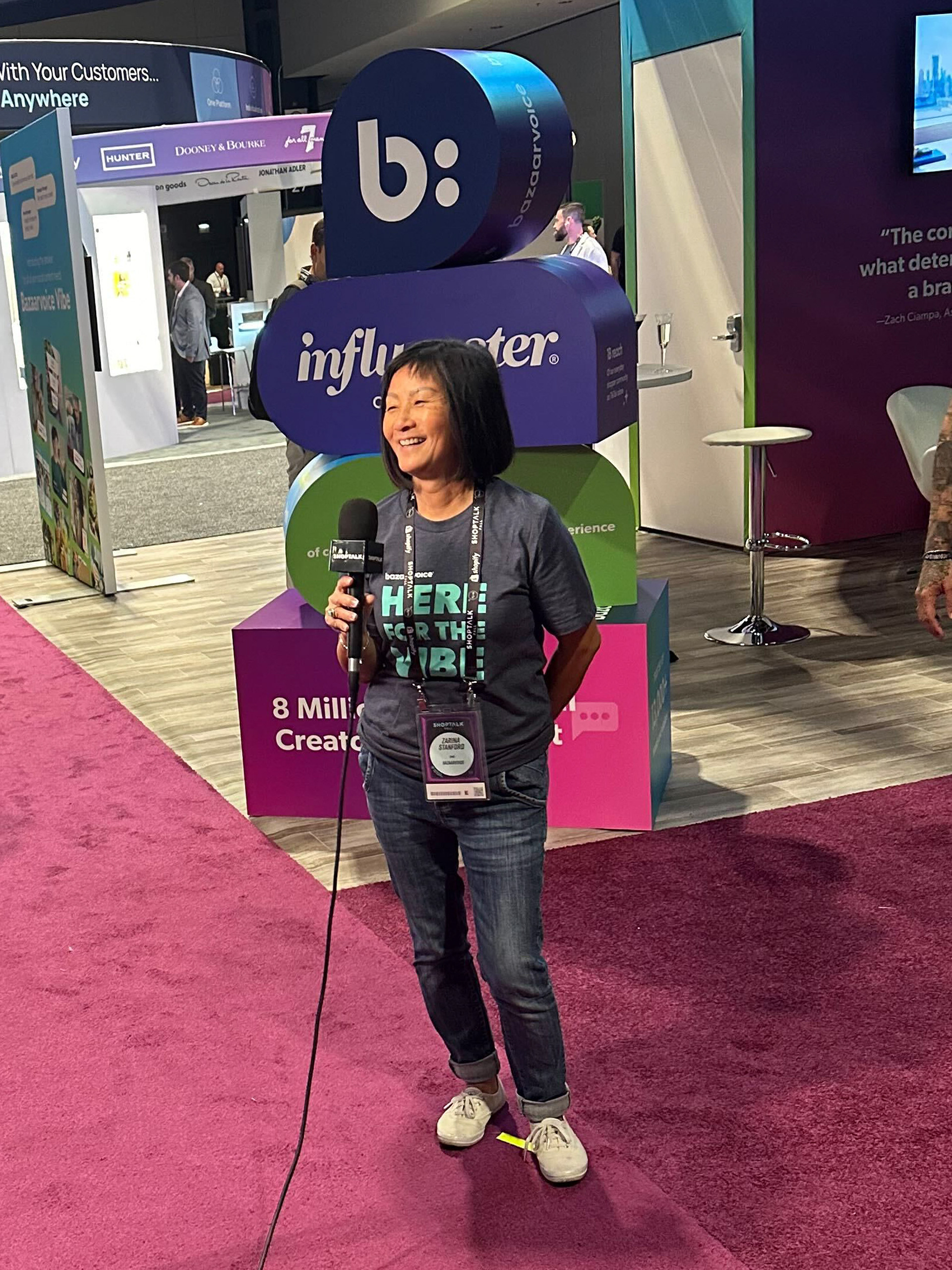 CMO announcing the release of Bazaarvoice Vibe