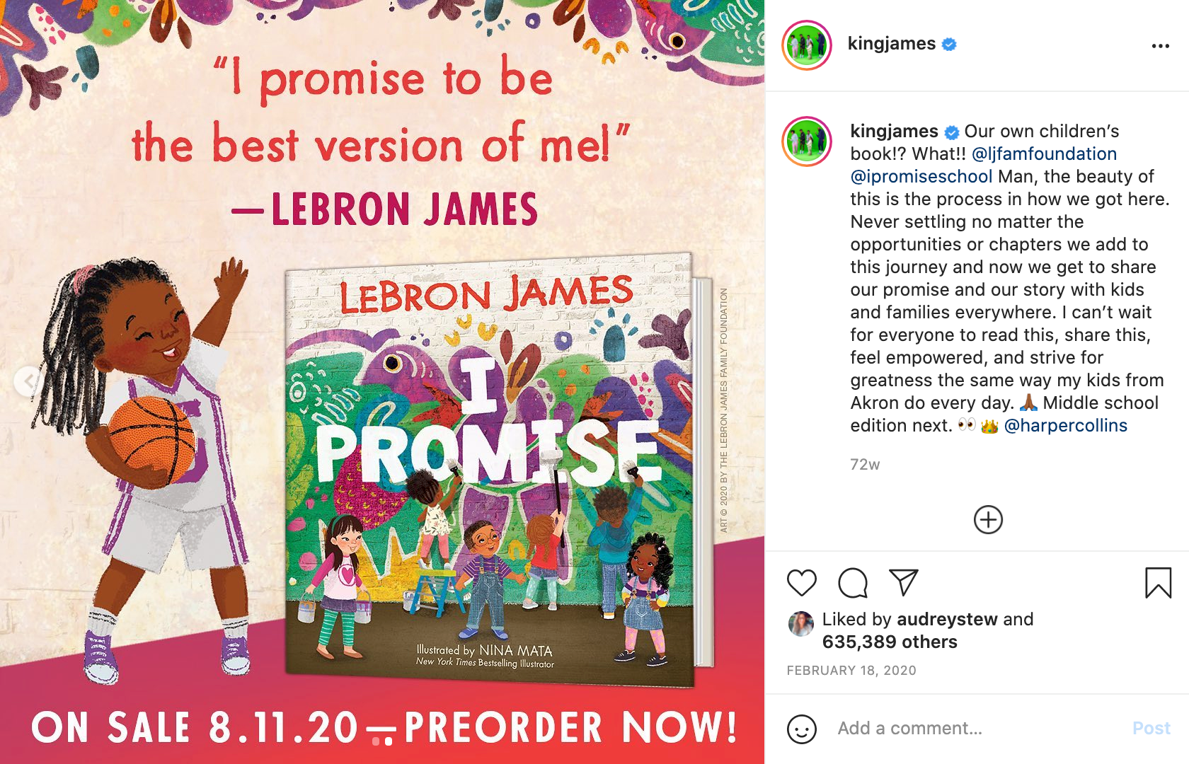 Instagram Post // Lebron James