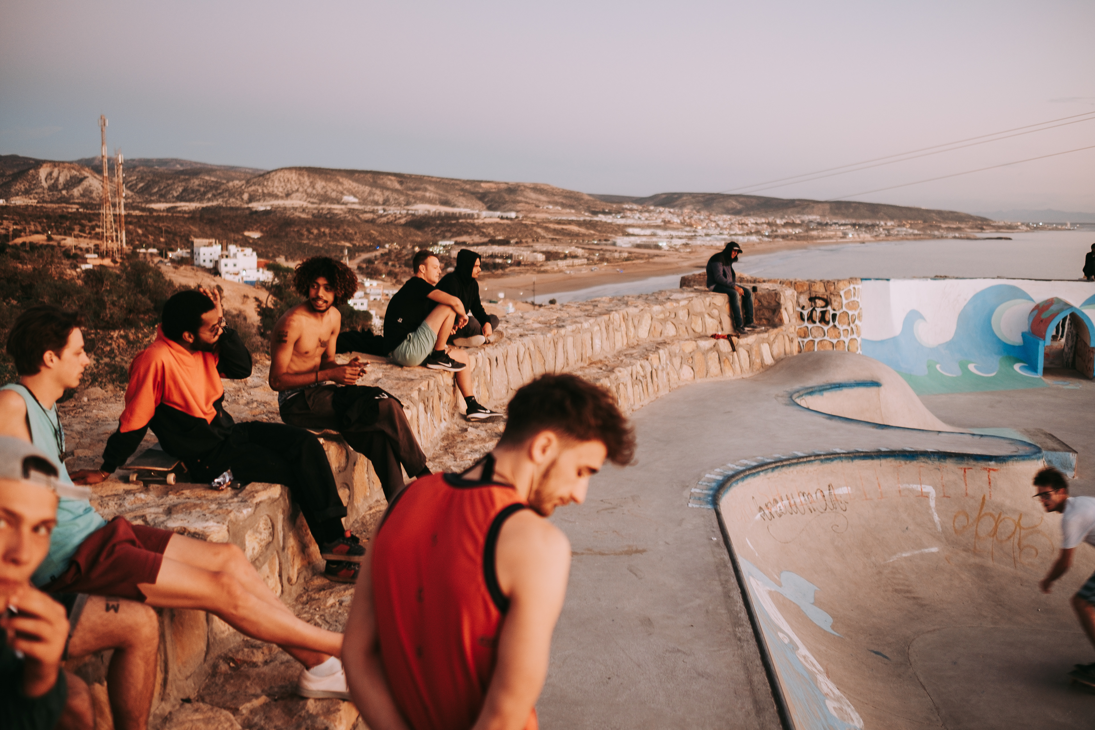 Golden Hour Skate Park - Morocco