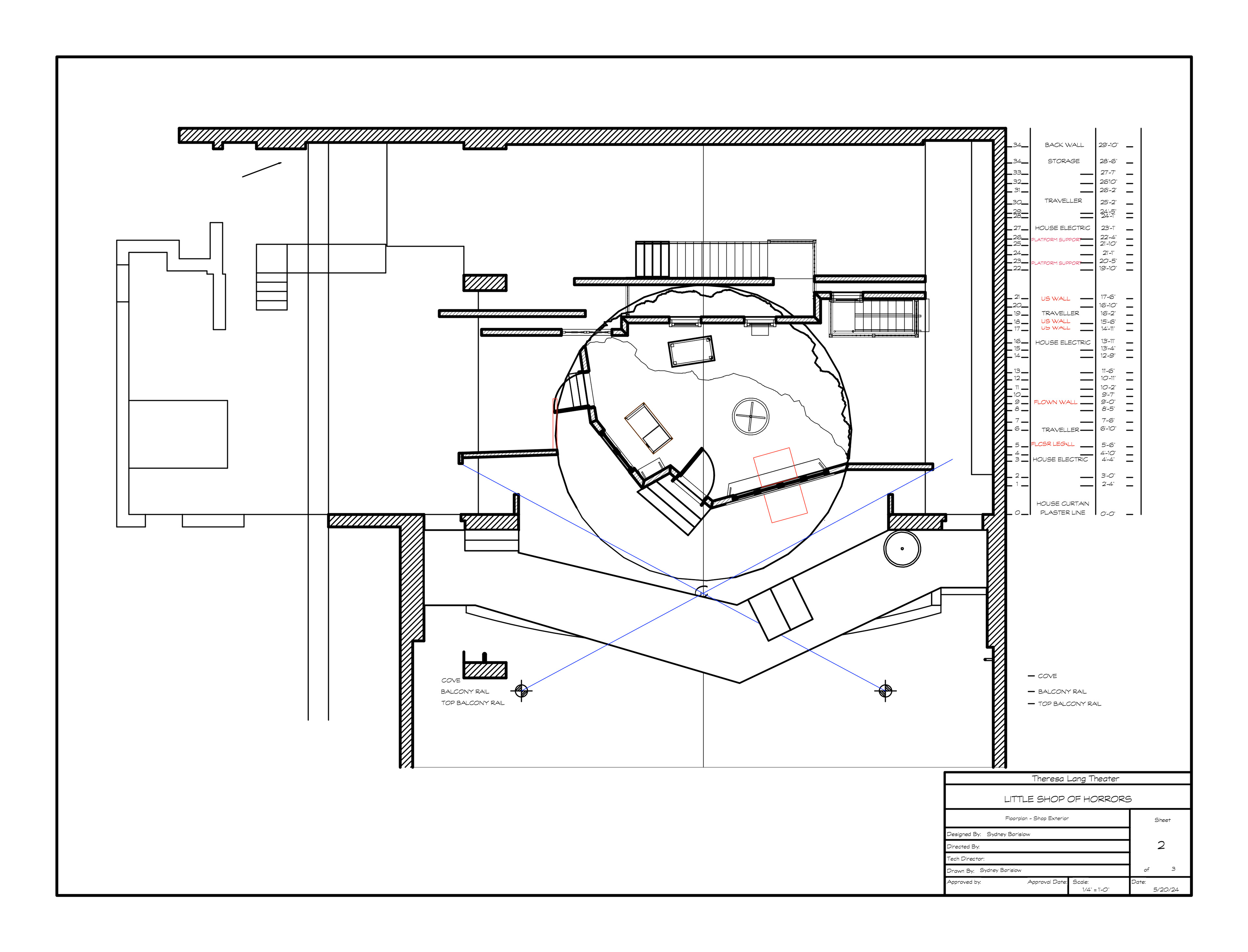 Shop Exterior Floorplan