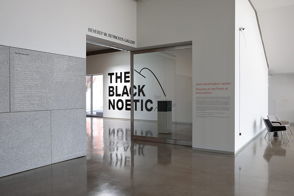 Gallery entry to exhibition space at the ICA at VCU.