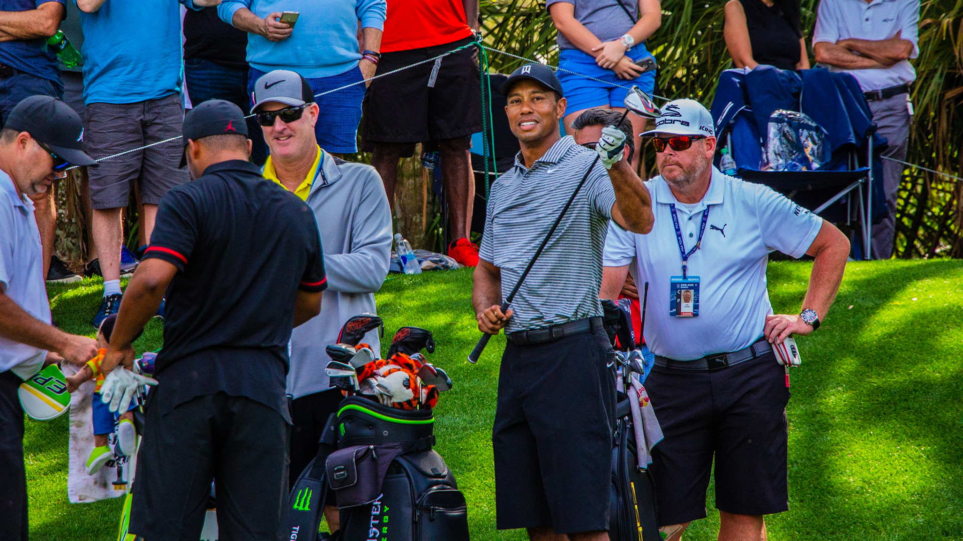 Tiger Woods at Sawgrass (Looking right at me!)