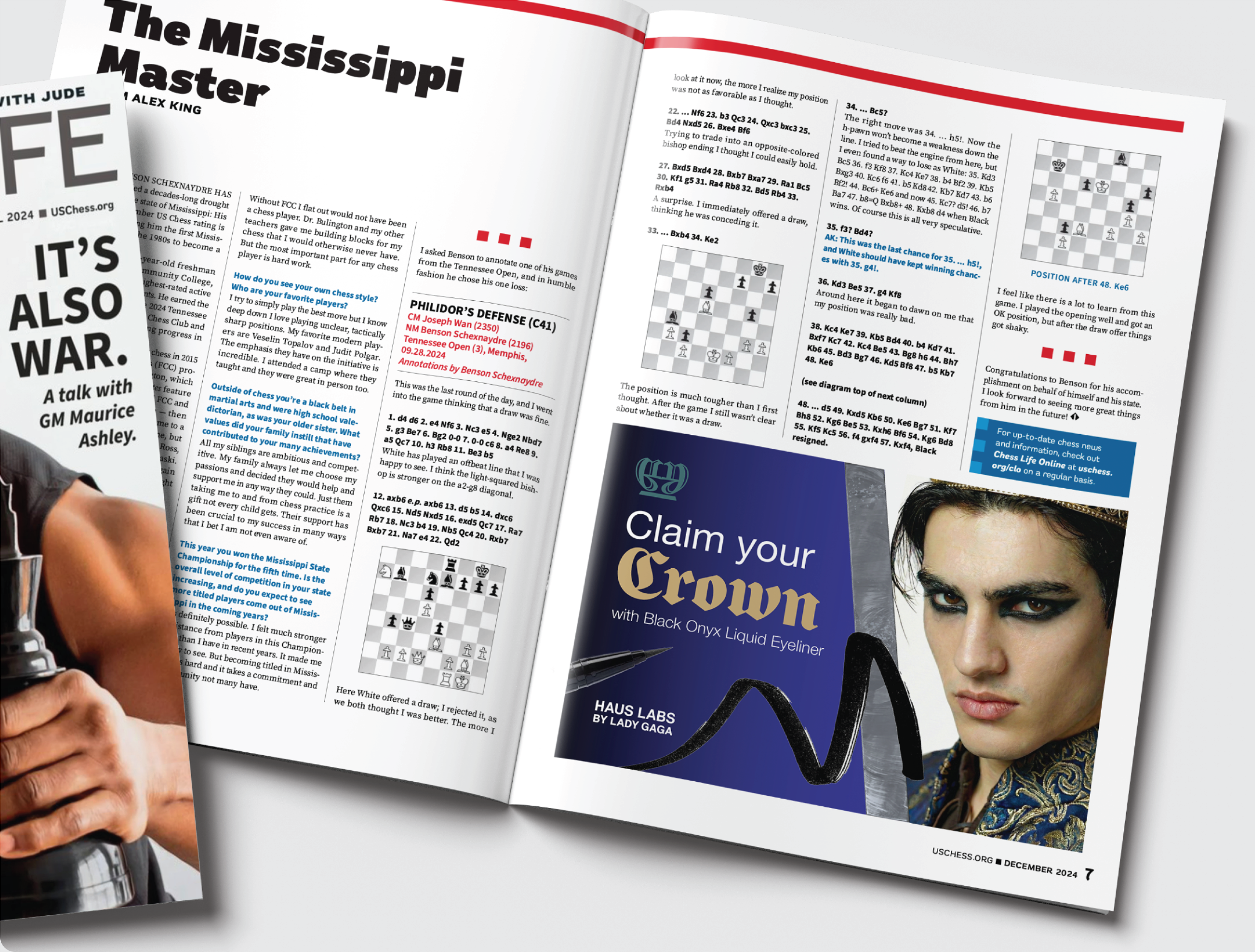 Chess Life Magazine Ad