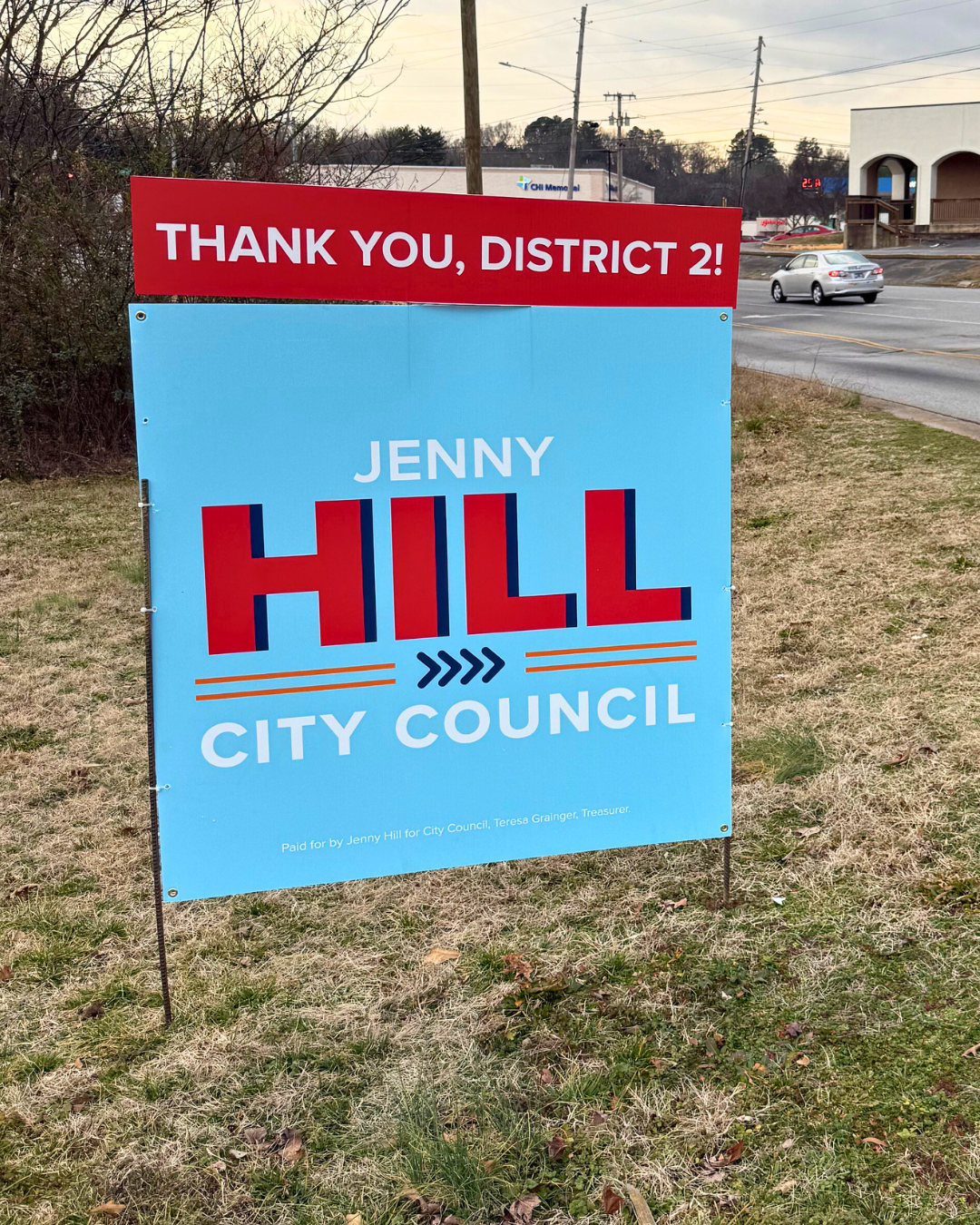 4x4 Sign with Topper
