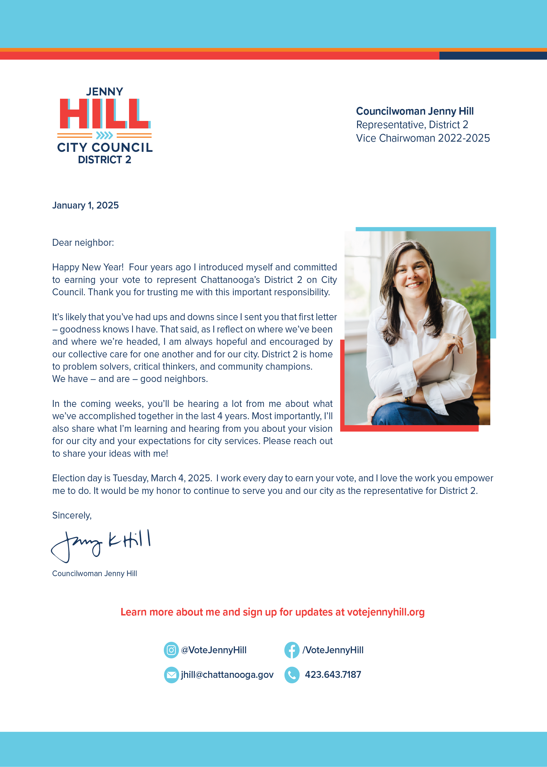 Letter to Voters