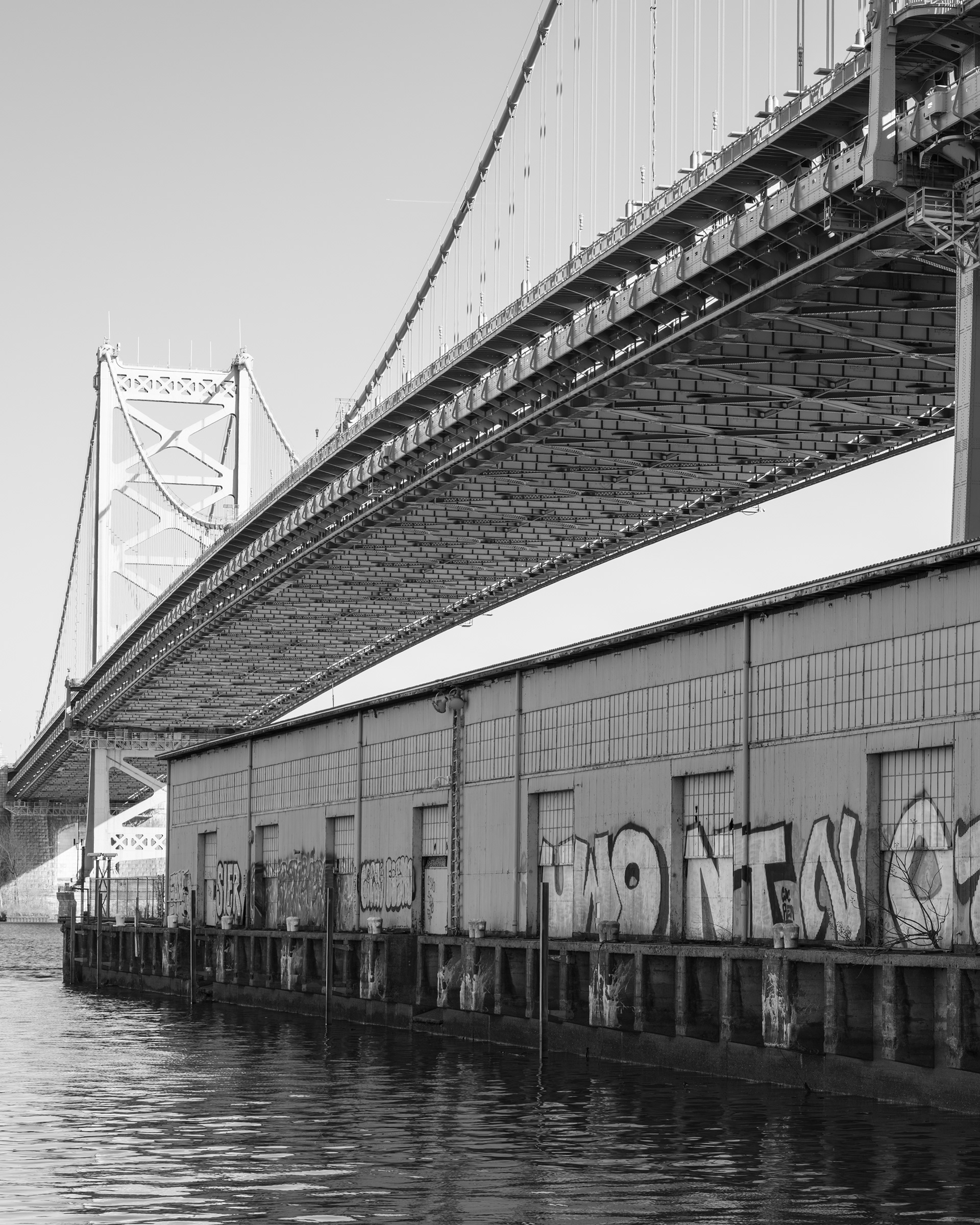 Ben Franklin Bridge and Dock